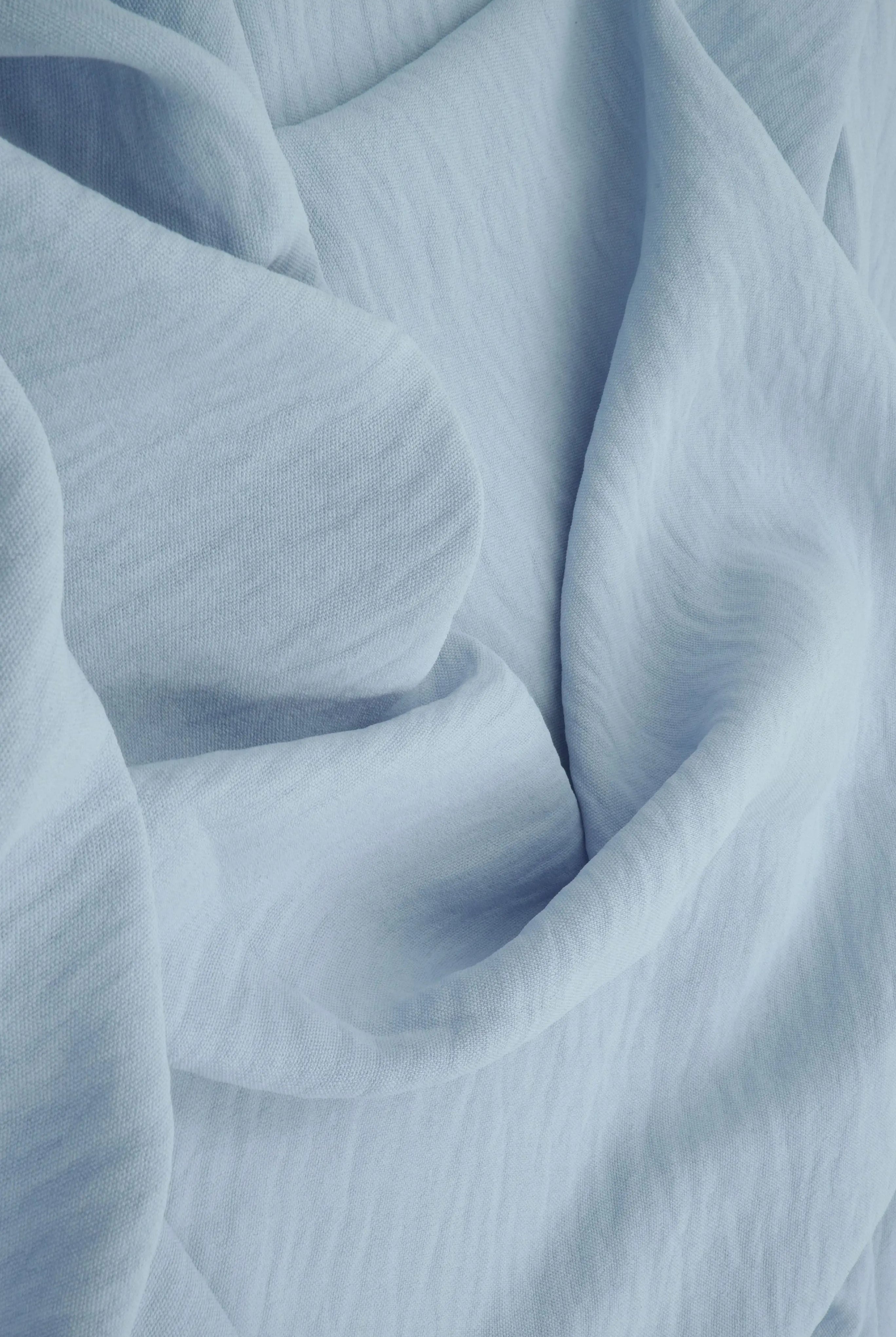 POP4178 BLUE LT. AIRFLOW BLOUSE BODYSUIT BOTTOMS CAMI CEY DRESS LOUNGEWEAR NO-PRINT PANTS POLYESTER SKIRTS SOLID SUBLIMATION TOPS WOVEN