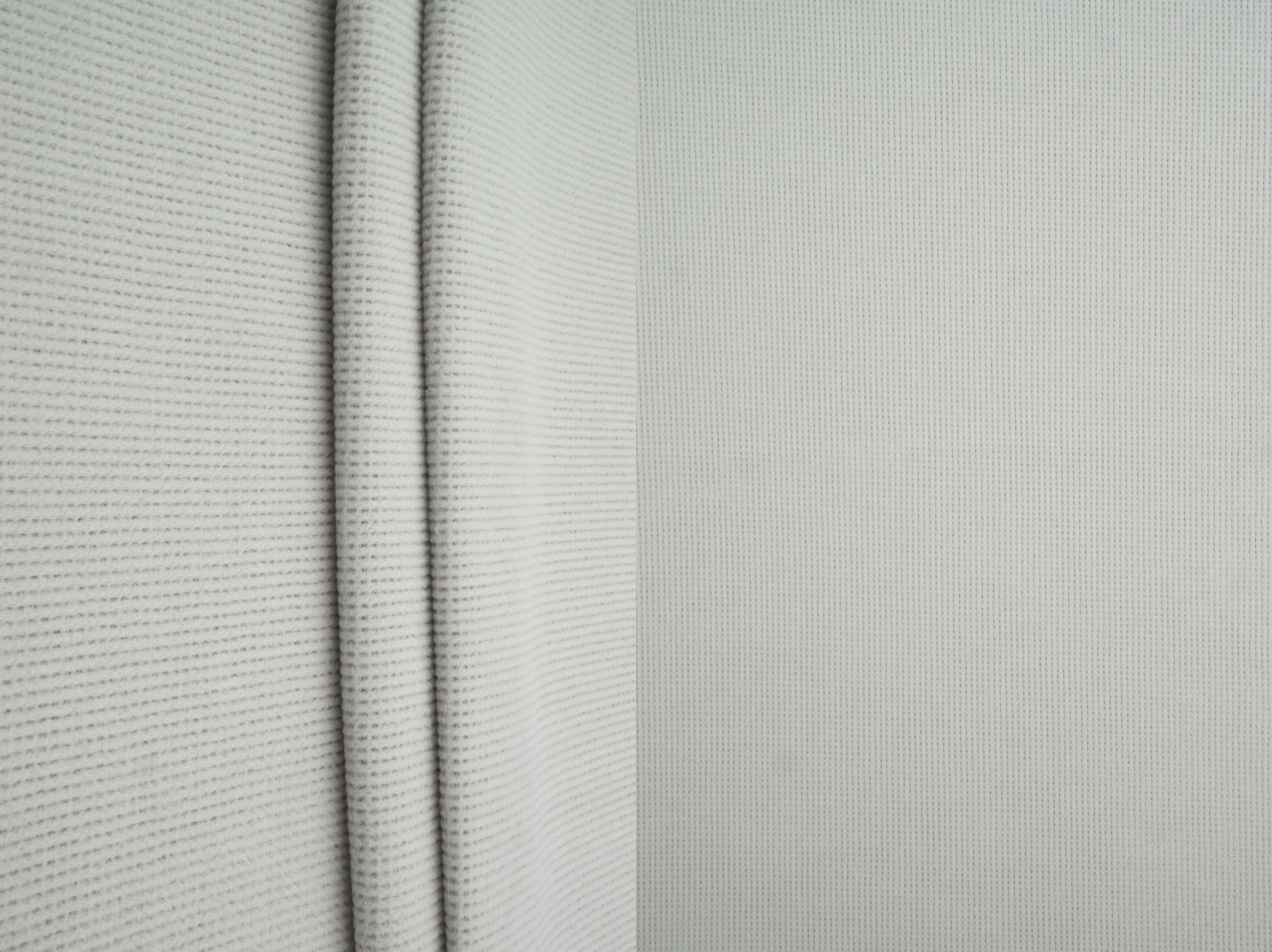 KNT4612 GREY LT. BOTTOMS KNIT NO-PRINT PANTS SKIRTS SOLID-B STRETCH SWEATER SWEATSHIRT TOPS TUNICS WAFFLE