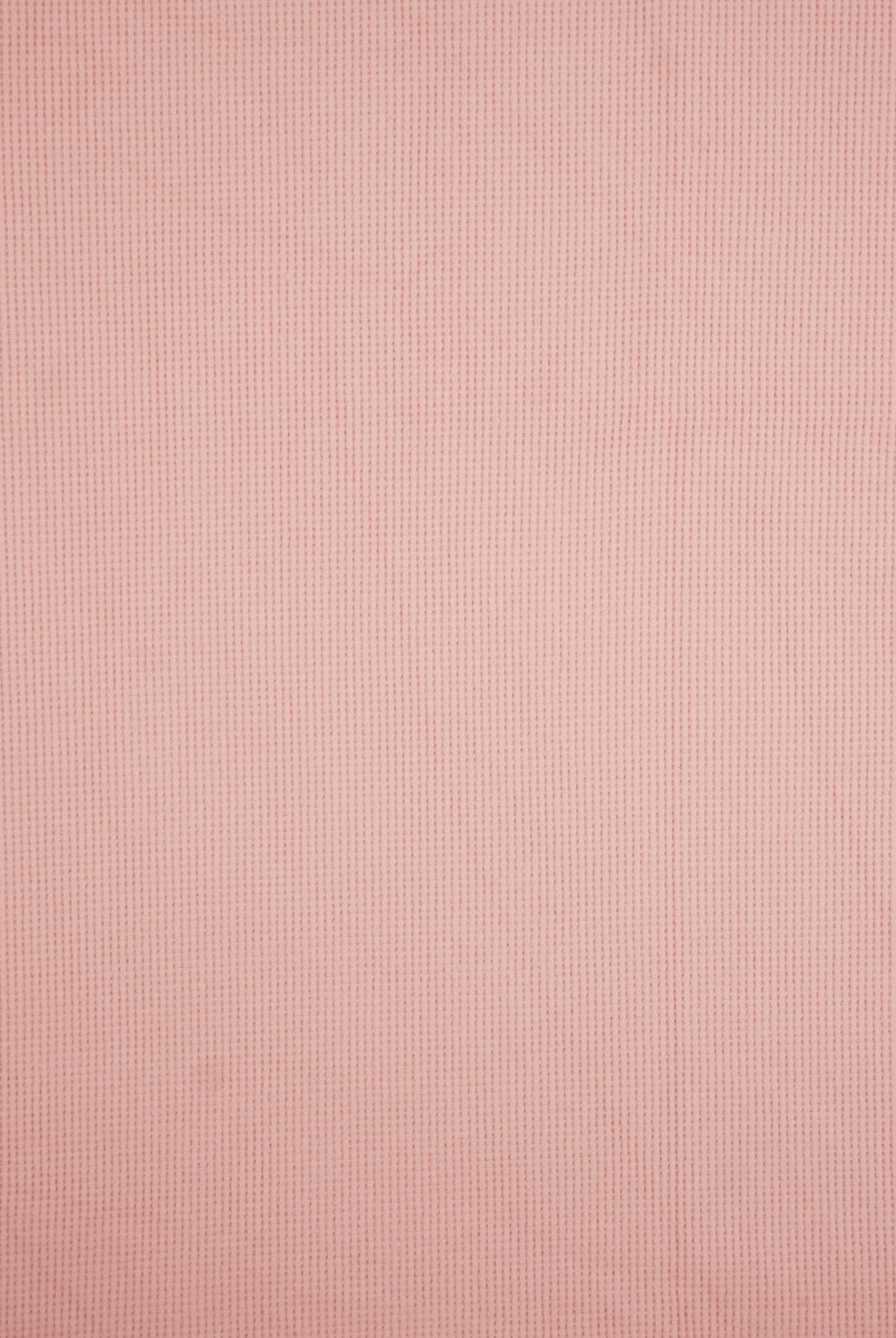 KNT4612 PINK LT. BOTTOMS KNIT NO-PRINT PANTS SKIRTS SOLID-B STRETCH SWEATER SWEATSHIRT TOPS TUNICS WAFFLE