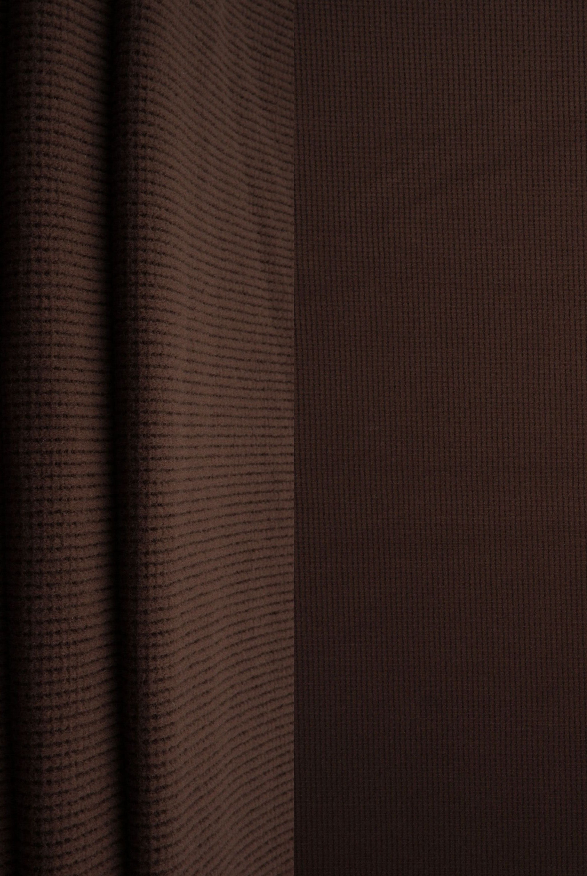 KNT4612 BROWN BOTTOMS KNIT NO-PRINT PANTS SKIRTS SOLID-B STRETCH SWEATER SWEATSHIRT TOPS TUNICS WAFFLE