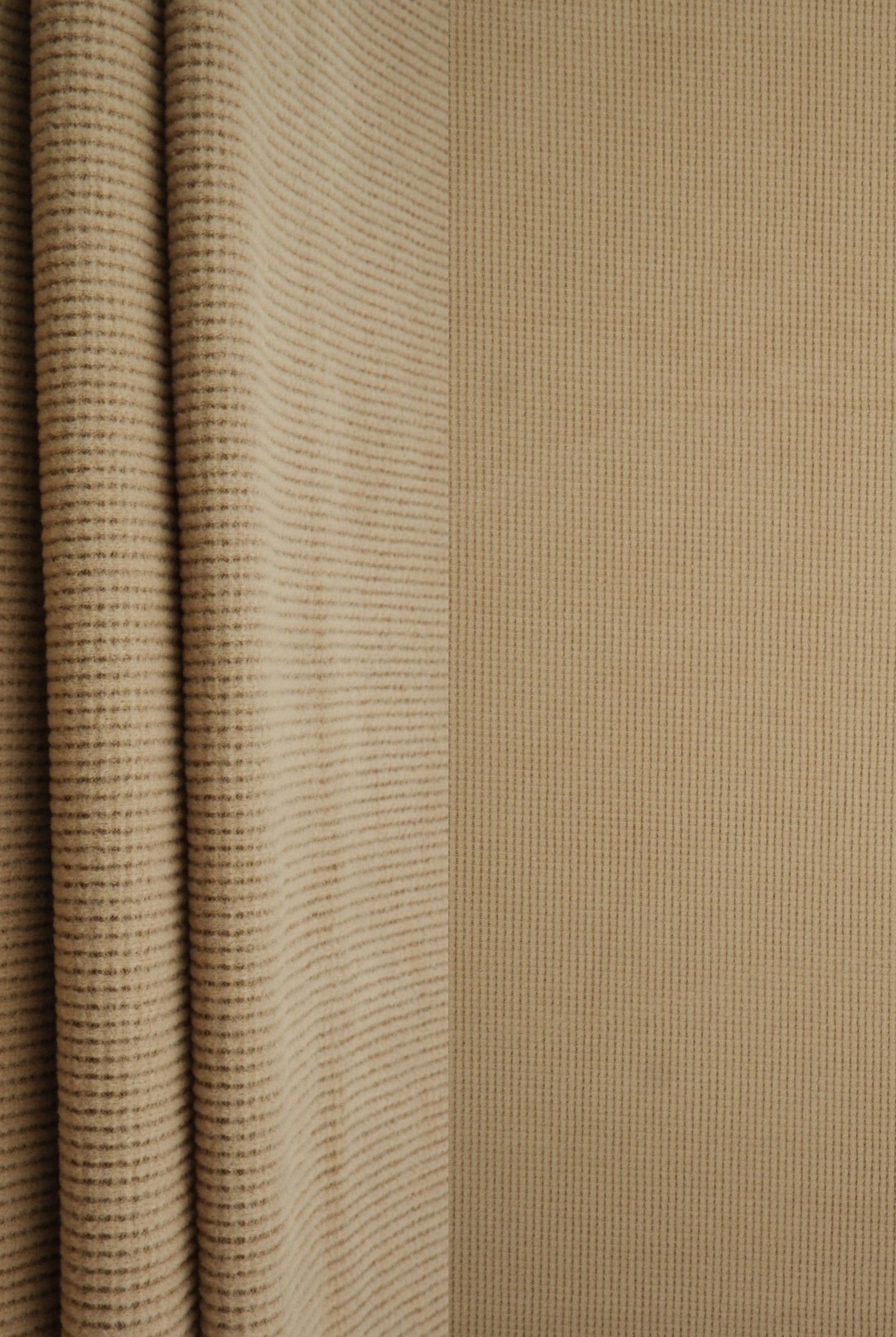 KNT4612 KHAKI BOTTOMS KNIT NO-PRINT PANTS SKIRTS SOLID-B STRETCH SWEATER SWEATSHIRT TOPS TUNICS WAFFLE