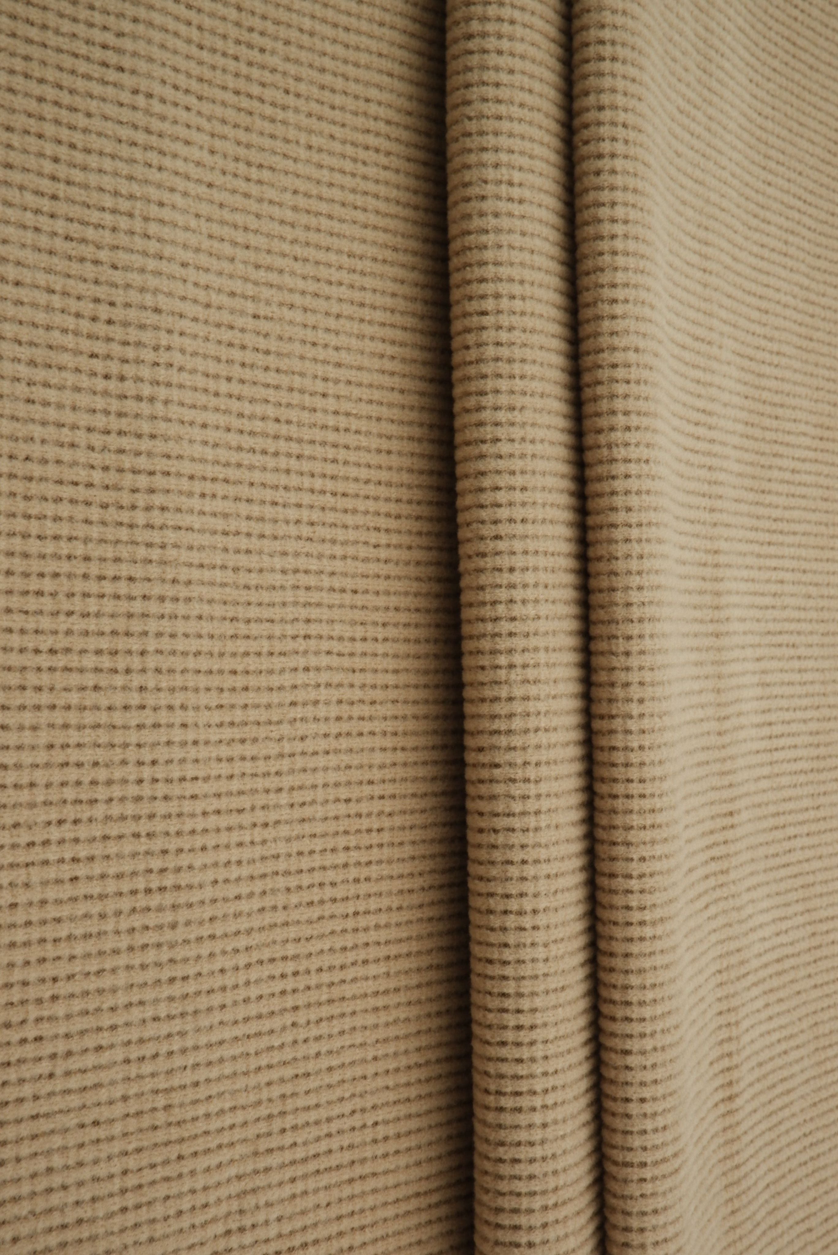 KNT4612 KHAKI BOTTOMS KNIT NO-PRINT PANTS SKIRTS SOLID-B STRETCH SWEATER SWEATSHIRT TOPS TUNICS WAFFLE