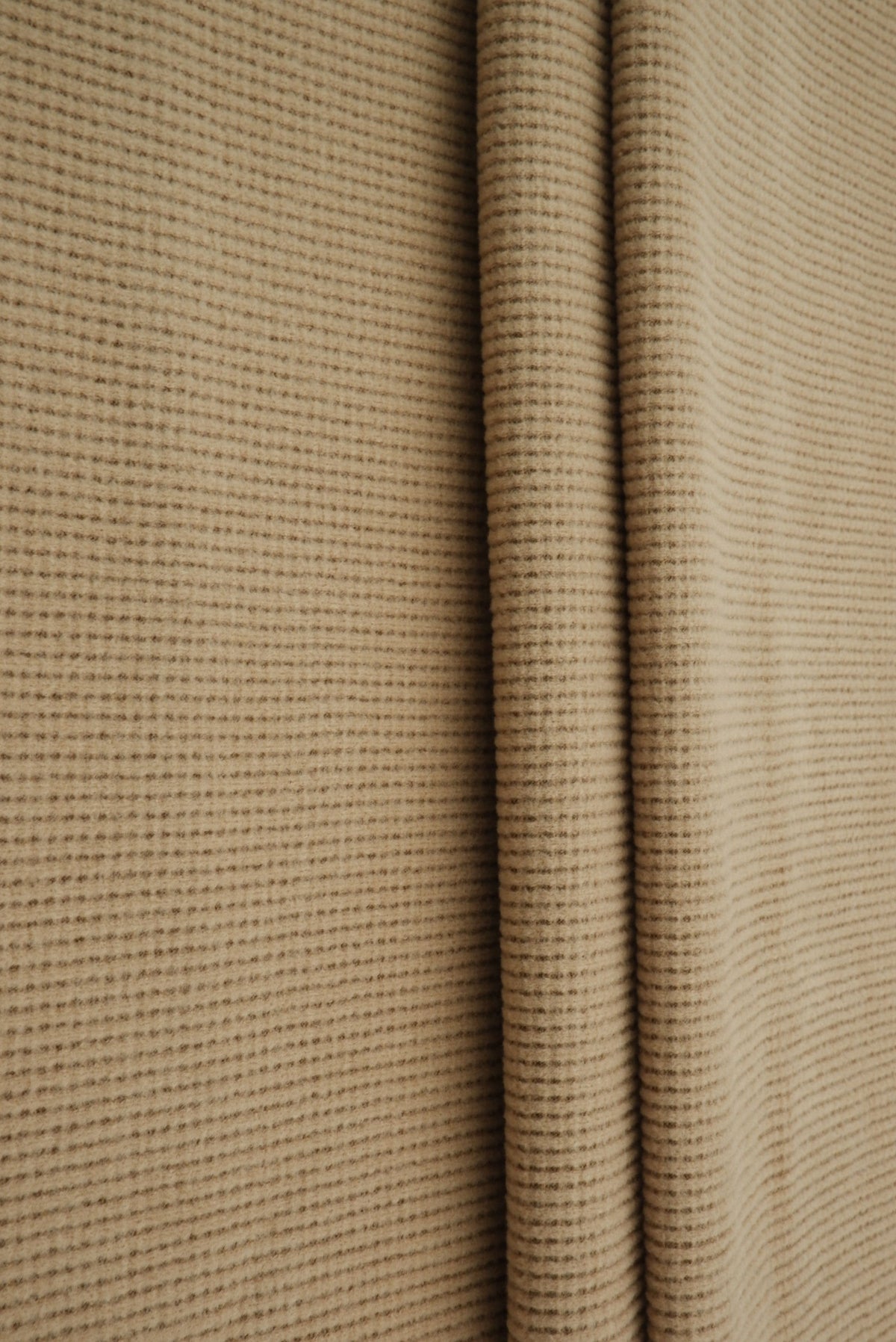 Solid Fleece Waffle Knit Fabric - KNT4612 - Fabric Selection WS