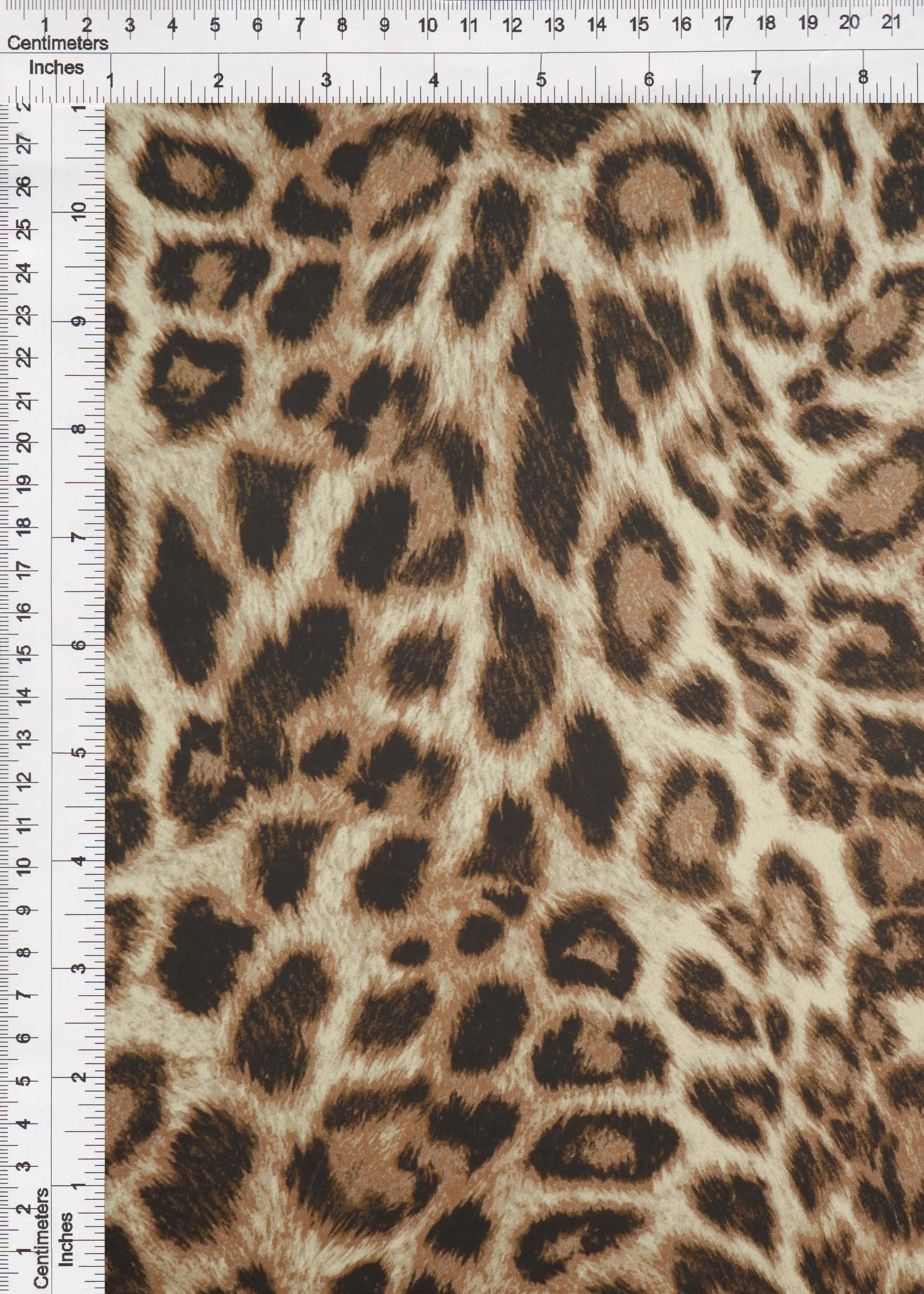 KNT4498-SE20352 BROWN ACTIVEWEAR ANIMAL BIKER SHORTS BLOUSE BODYSUIT BOTTOMS CAMI DIGITAL PRINT DRESS KNIT PANTS POLYESTER SKIRTS SPANDEX STRETCH TOPS