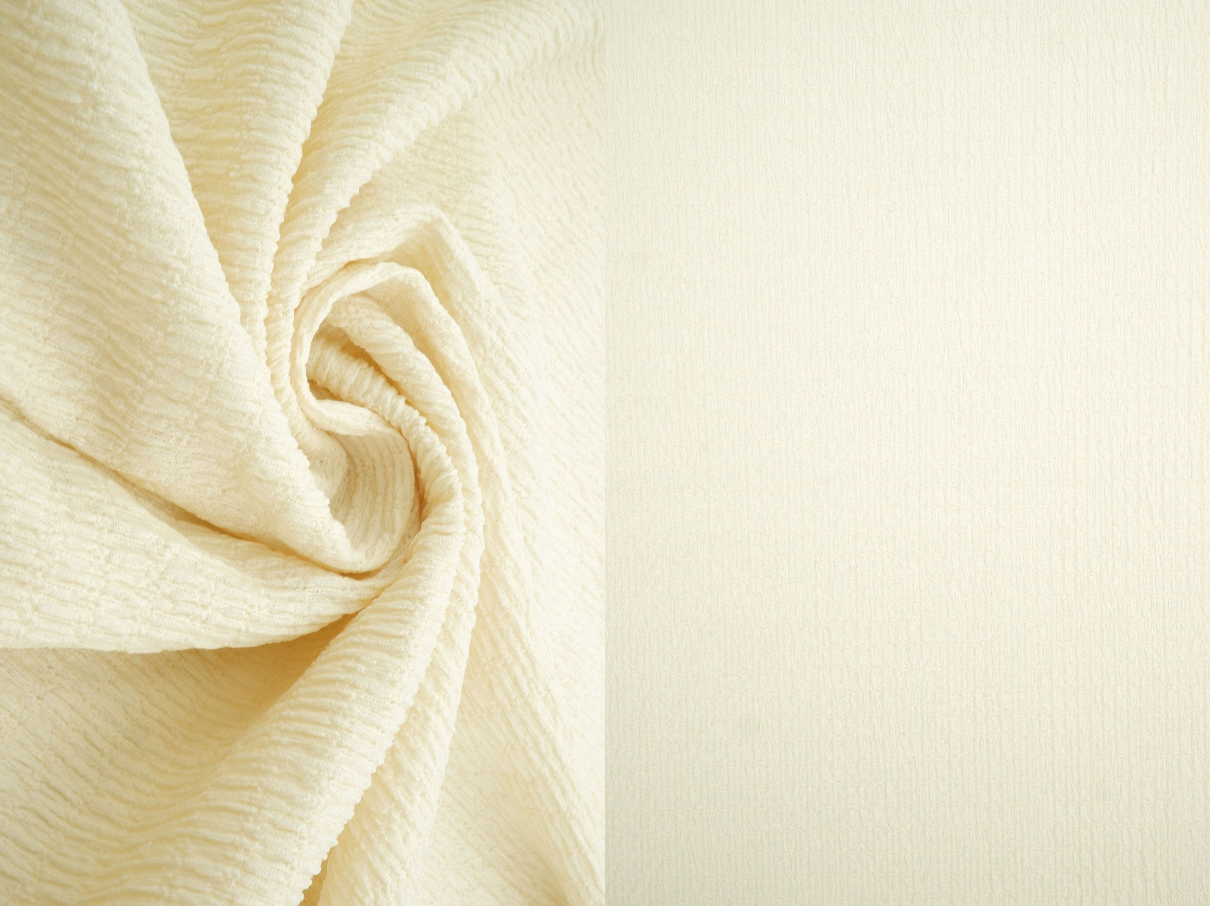 KNT4455 CREAM BODYSUIT BOTTOMS CAMI CRINKLE DRESS JERSEY KNIT LOUNGEWEAR NO-PRINT POLYESTER SKIRTS SOLID SPANDEX STRETCH TOPS