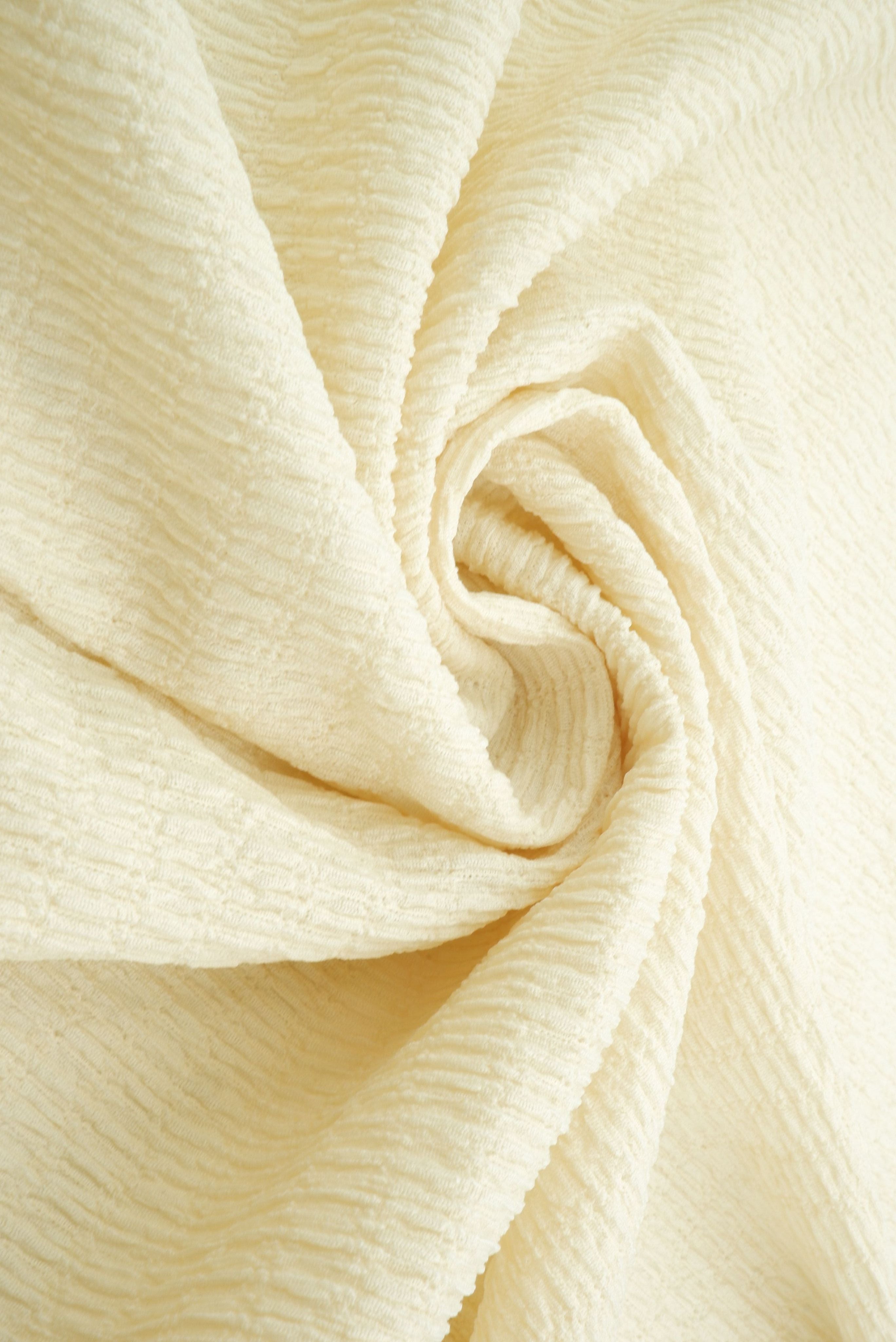 KNT4455 CREAM BODYSUIT BOTTOMS CAMI CRINKLE DRESS JERSEY KNIT LOUNGEWEAR NO-PRINT POLYESTER SKIRTS SOLID SPANDEX STRETCH TOPS