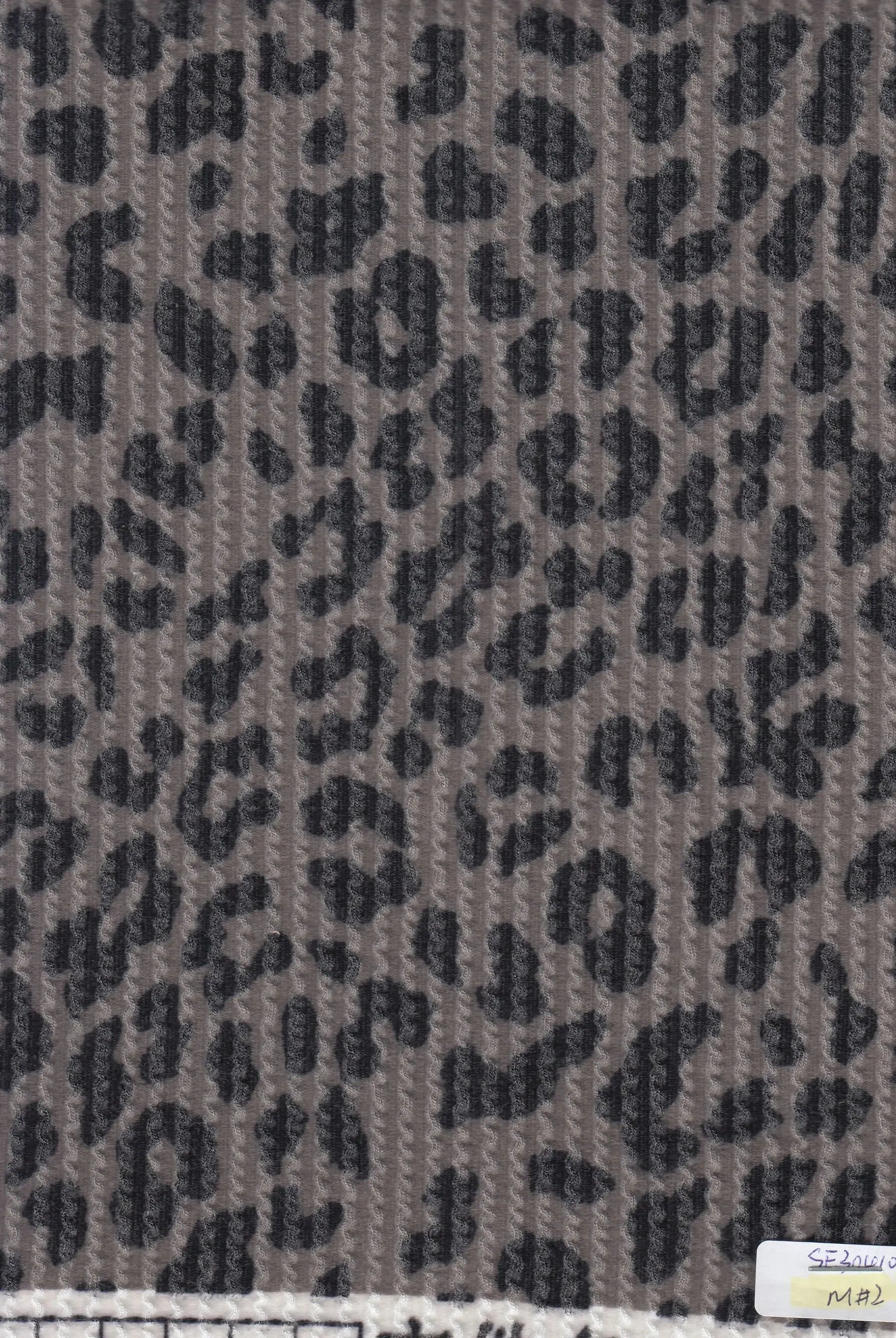 KNT4463-S304102 CHARCOAL ACTIVEWEAR ANIMAL BODYSUIT DOUBLE KNIT DRESS JACQUARD PANTS POLYESTER RAYON RIB SKIRTS SOLID SPANDEX STRETCH URBAN