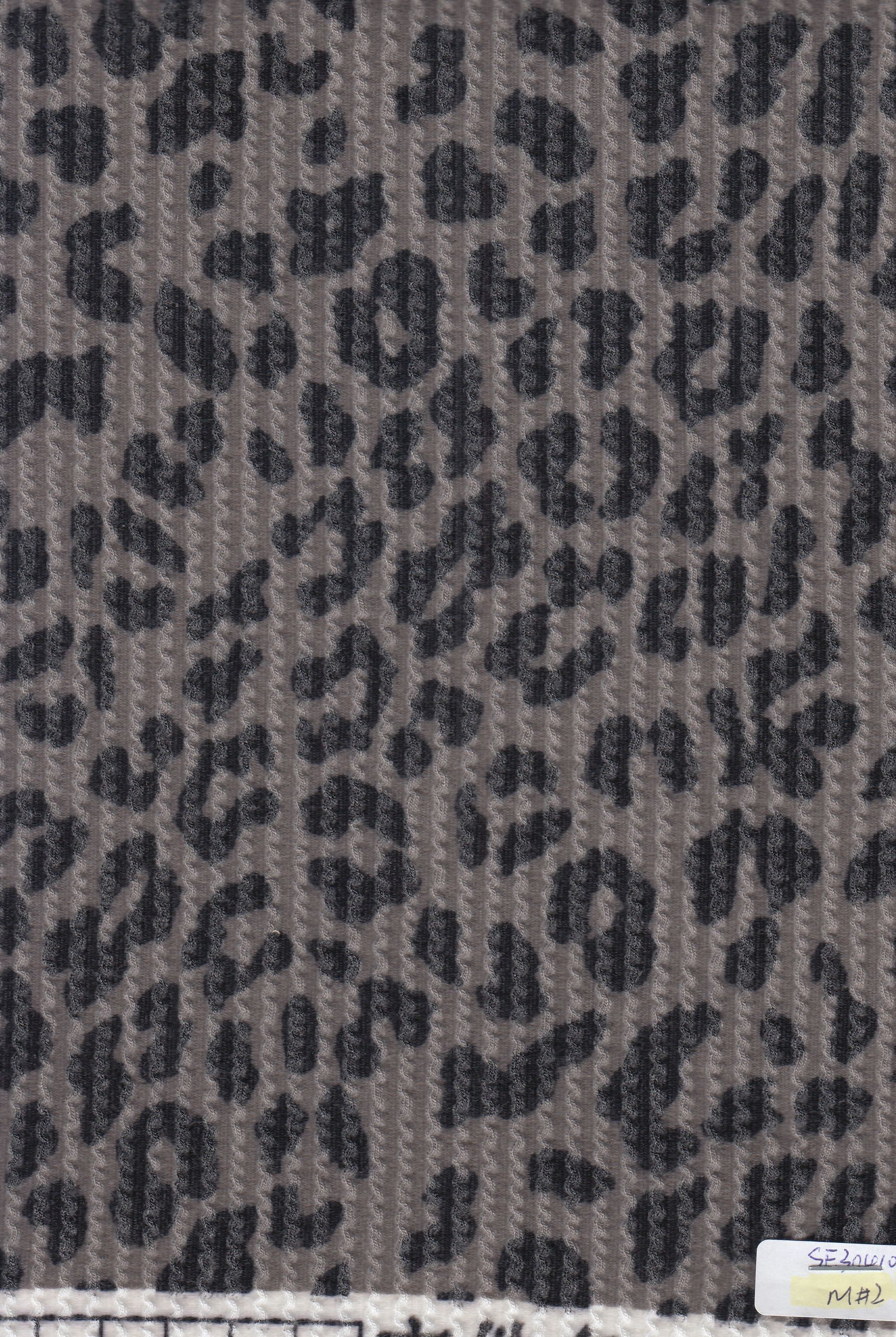 KNT4463-S304102 CHARCOAL ACTIVEWEAR ANIMAL BODYSUIT DOUBLE KNIT DRESS JACQUARD PANTS POLYESTER RAYON RIB SKIRTS SOLID SPANDEX STRETCH URBAN