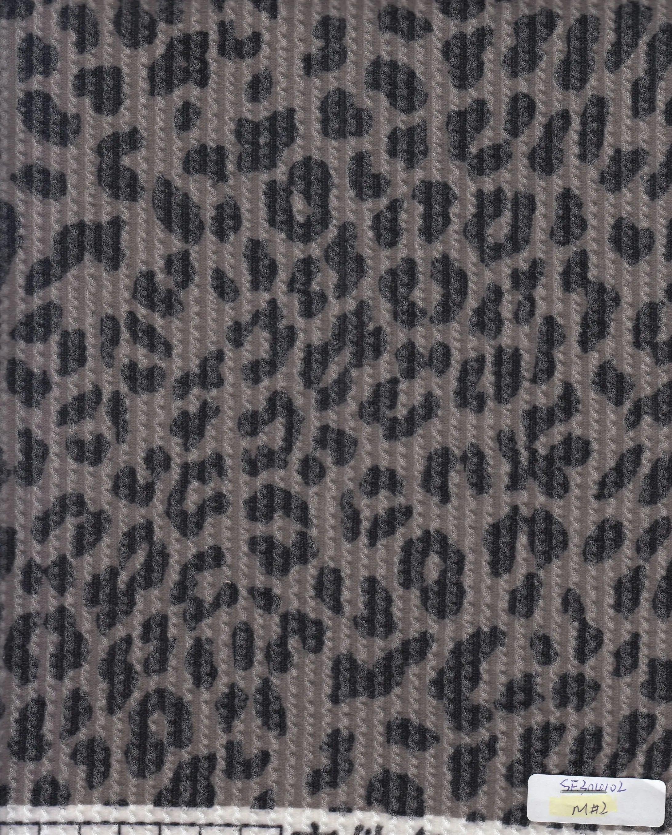 KNT4463-S304102 CHARCOAL ACTIVEWEAR ANIMAL BODYSUIT DOUBLE KNIT DRESS JACQUARD PANTS POLYESTER RAYON RIB SKIRTS SOLID SPANDEX STRETCH URBAN