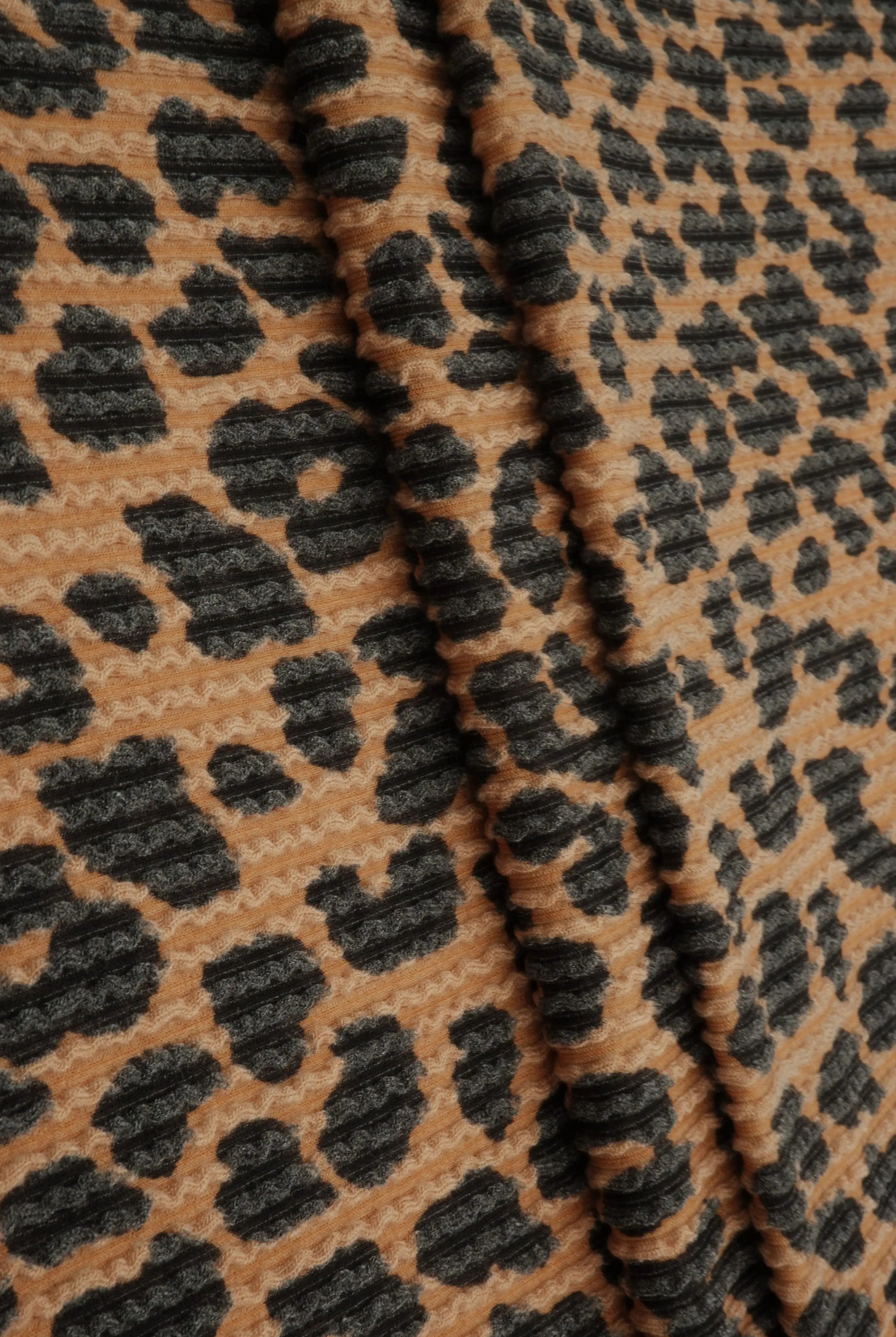 KNT4463-S304102 CAMEL ACTIVEWEAR ANIMAL BODYSUIT DOUBLE KNIT DRESS JACQUARD PANTS POLYESTER RAYON RIB SKIRTS SOLID SPANDEX STRETCH URBAN