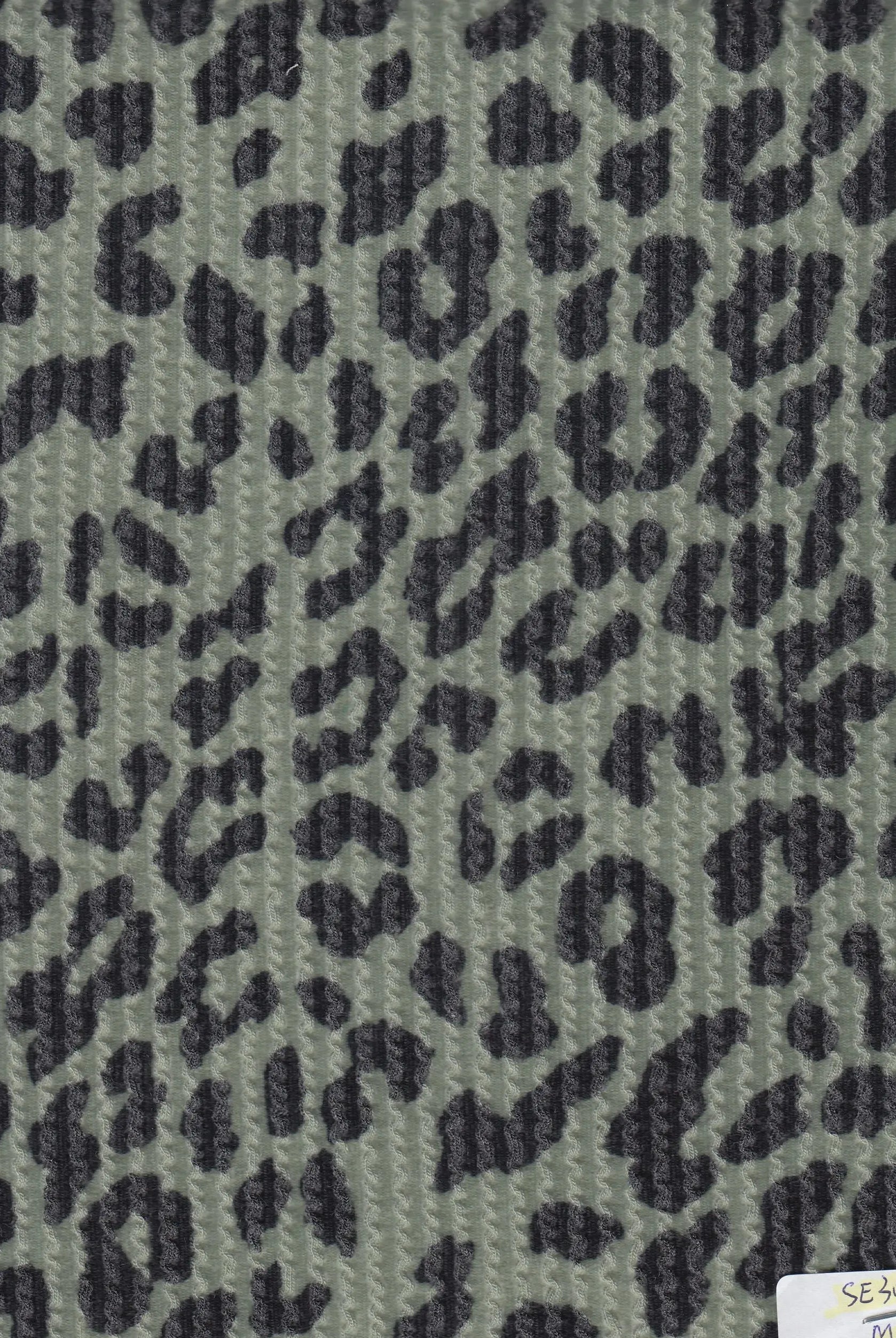 KNT4463-S304102 OLIVE VINTAGE ACTIVEWEAR ANIMAL BODYSUIT DOUBLE KNIT DRESS JACQUARD PANTS POLYESTER RAYON RIB SKIRTS SOLID SPANDEX STRETCH URBAN