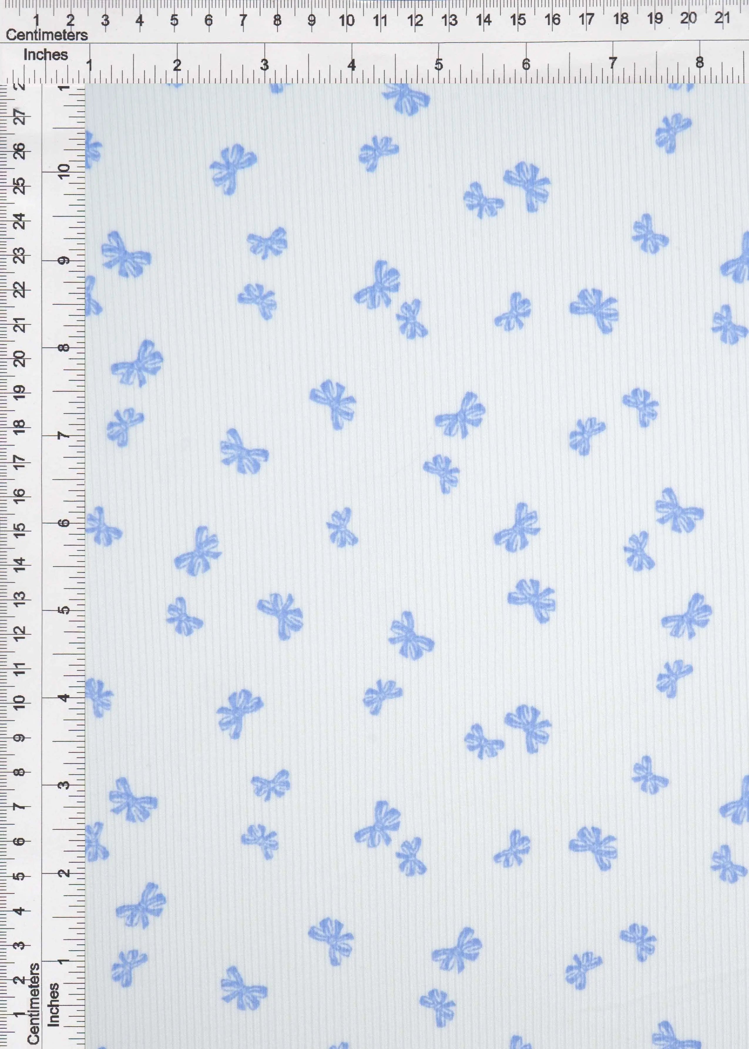 CF-MS11415 IVORY/BLUE ACTIVEWEAR BIKER SHORTS BLOUSE BOTTOMS BOW DRESS KNIT OUTERWEAR PANTS POLYESTER PRINT RIBBED 2X2 SKIRTS SPANDEX STRETCH TOPS