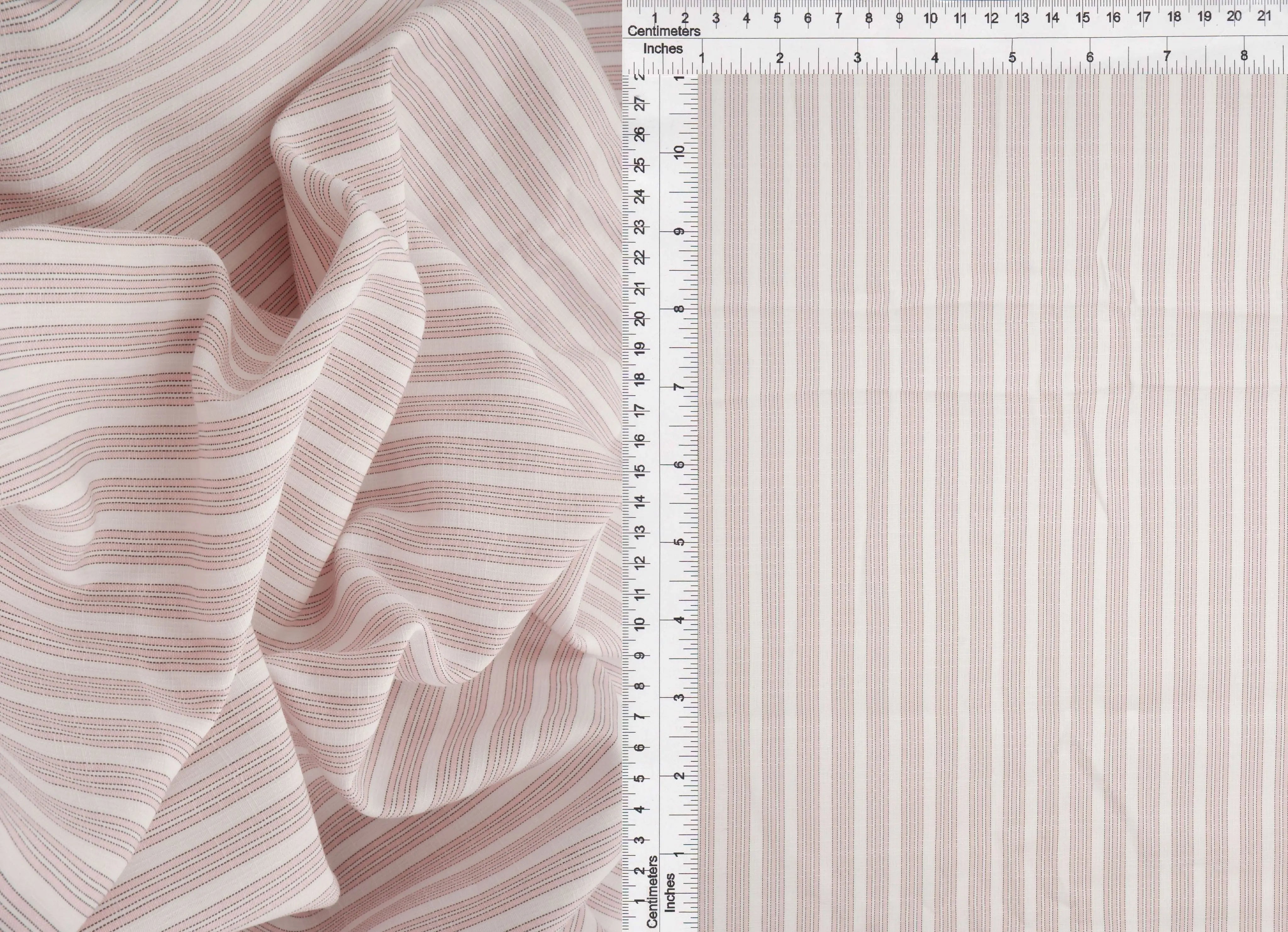 POP4505 PINK BLOUSE BOTTOMS CAMI COTTON DRESS PANTS POLYESTER POPLIN SKIRTS SOLID-B STRIPE TOPS WOVEN YARN DYED