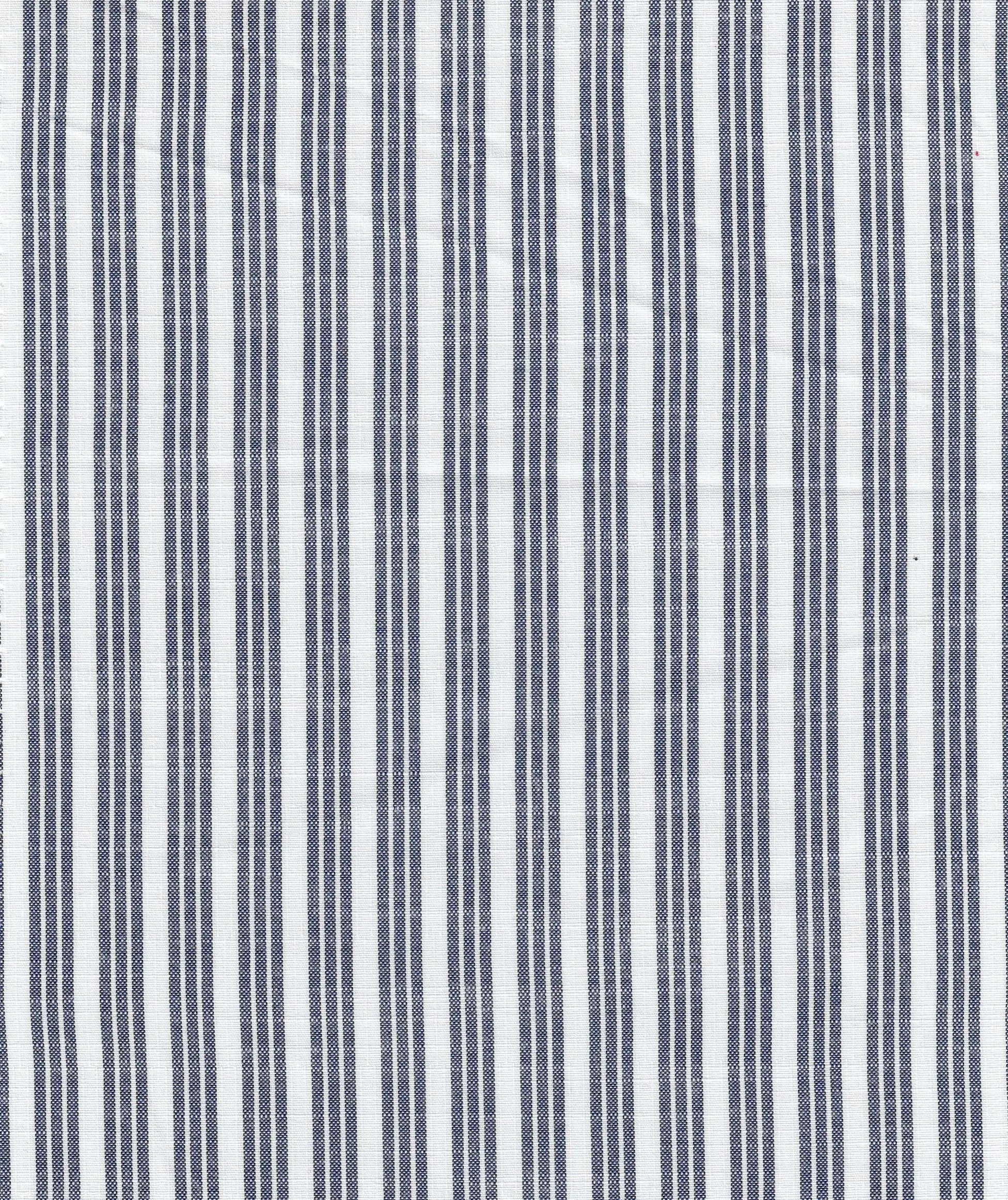 POP4505 NAVY BLOUSE BOTTOMS CAMI COTTON DRESS PANTS POLYESTER POPLIN SKIRTS SOLID-B STRIPE TOPS WOVEN YARN DYED