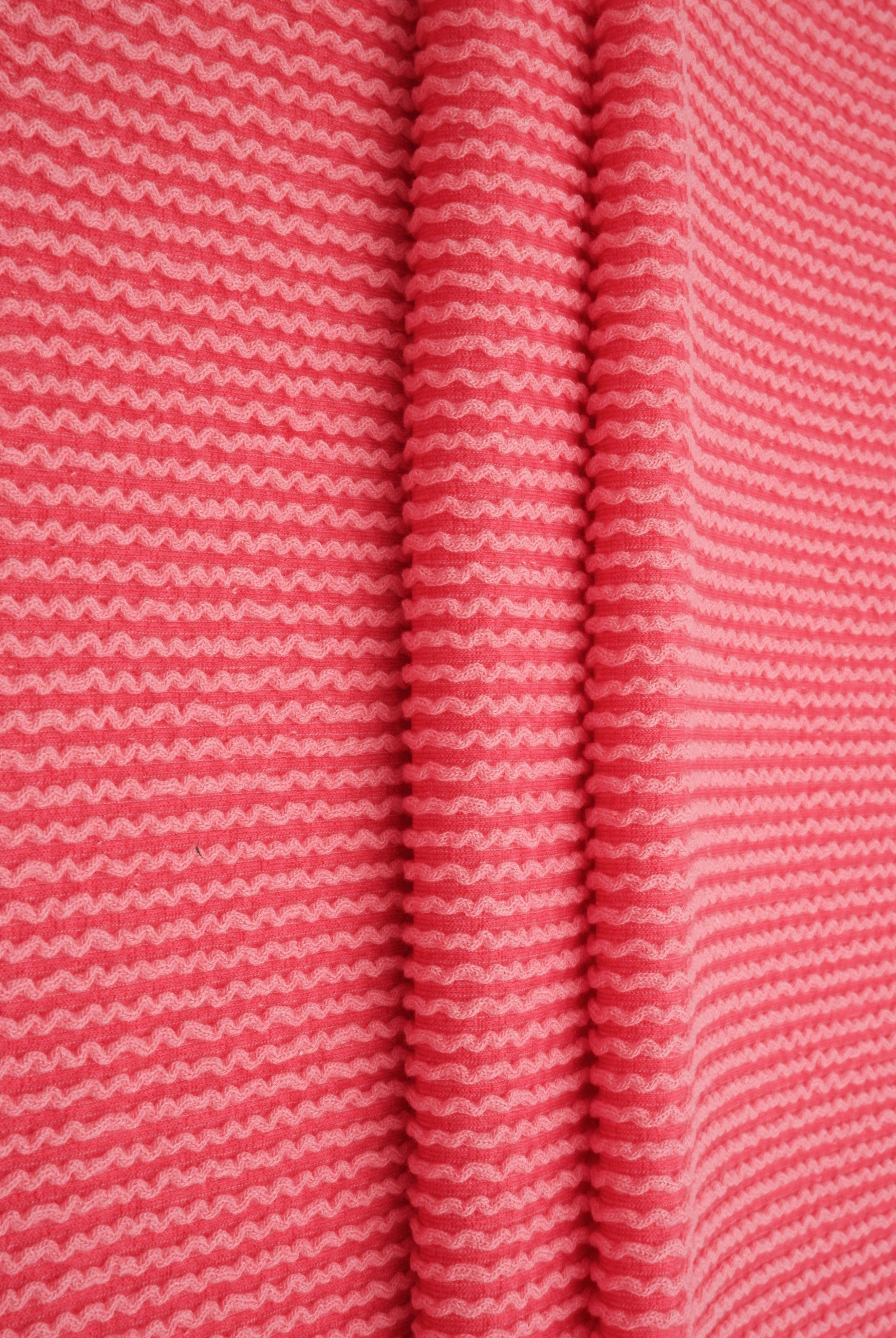 KNT4463 CORAL BODYSUIT BOTTOMS CAMI DOUBLE KNIT DRESS JACQUARD LOUNGEWEAR NO-PRINT ORANGE PANTS PEACH POLYESTER RAYON RIB SOLID SPANDEX STRETCH SWEATER T-SHIRT URBAN