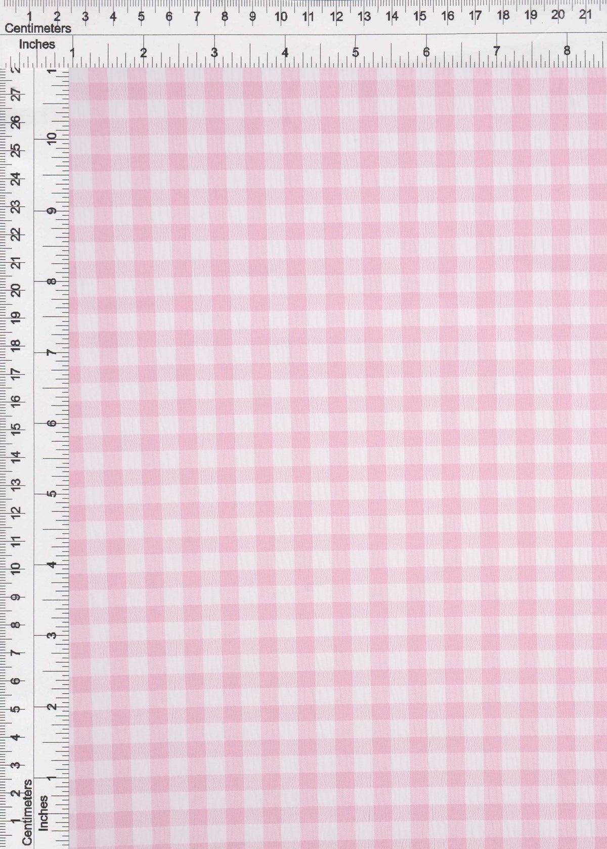 Textured Gingham Plaid Stretch Woven Fabric - GH4616 - Fabric Selection WS