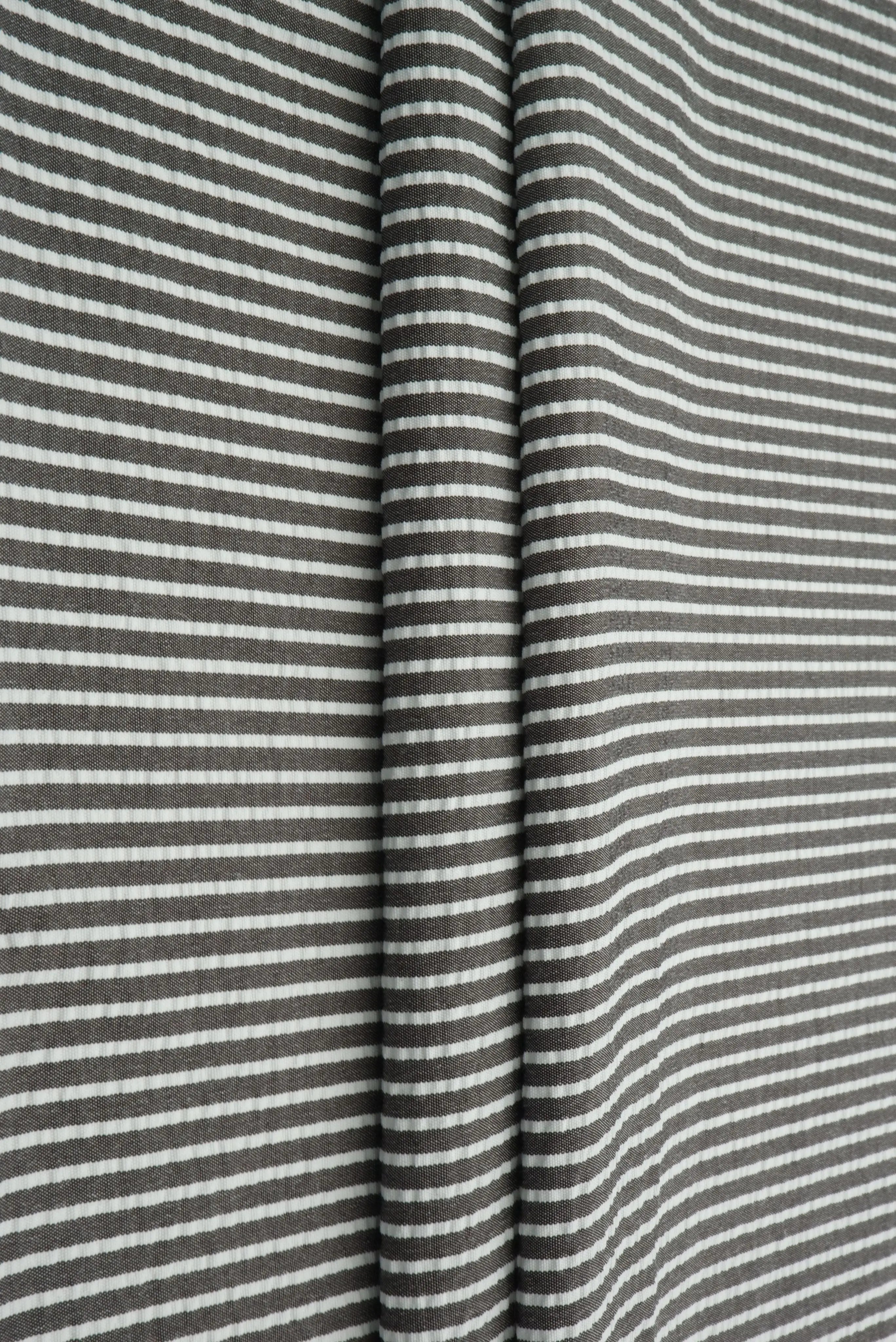 Seersucker Stripe Polyester Rayon Woven Fabric - POP4621 - Fabric Selection WS