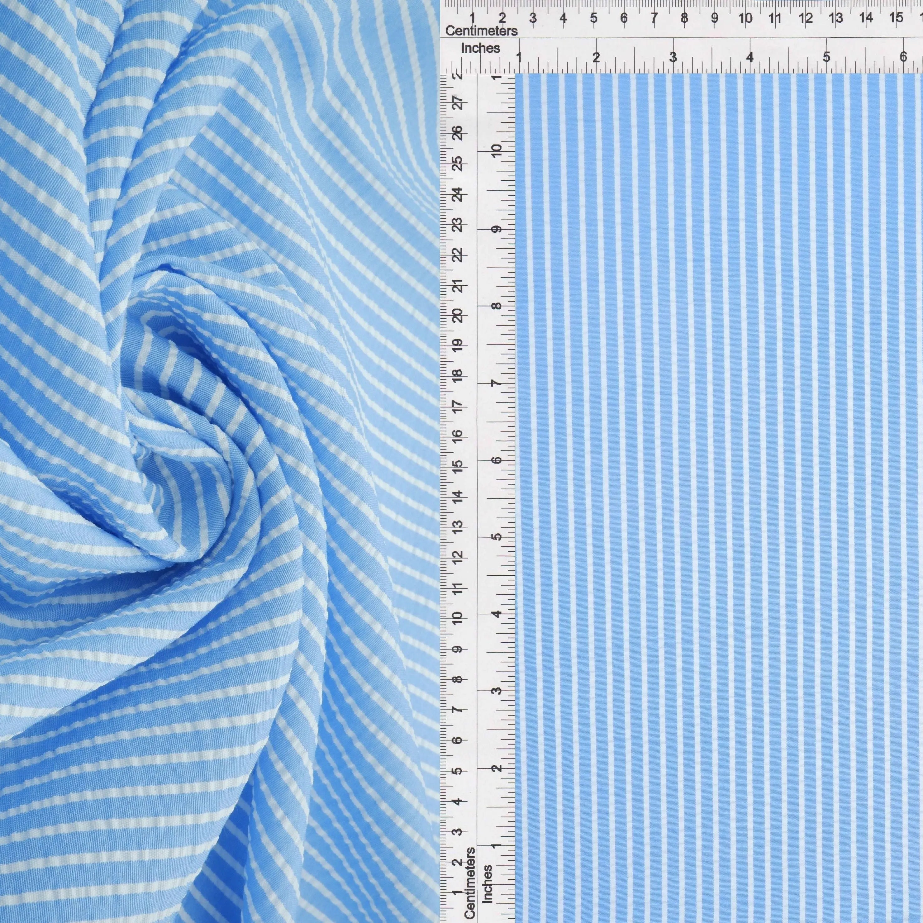 POP4621 BLUE LT. BLOUSE BOTTOMS CAMI DRESS PANTS POLYESTER RAYON SKIRTS STRIPE T-SHIRT TOPS TUNICS WOVEN