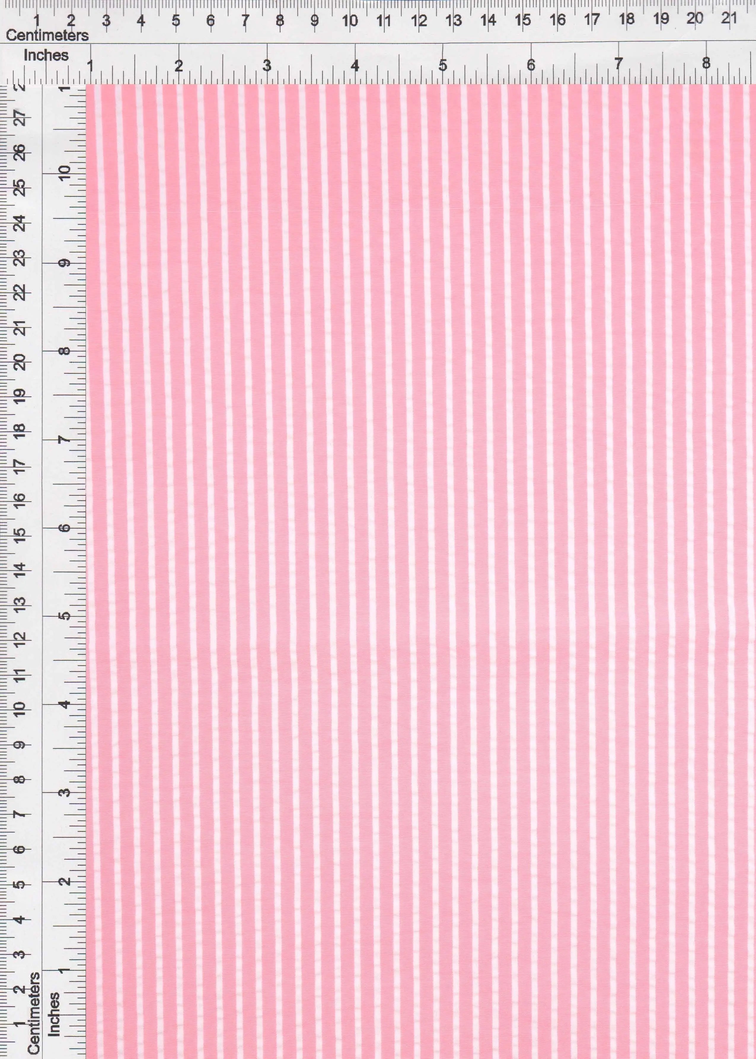Seersucker Stripe Polyester Rayon Woven Fabric - POP4621 - Fabric Selection WS