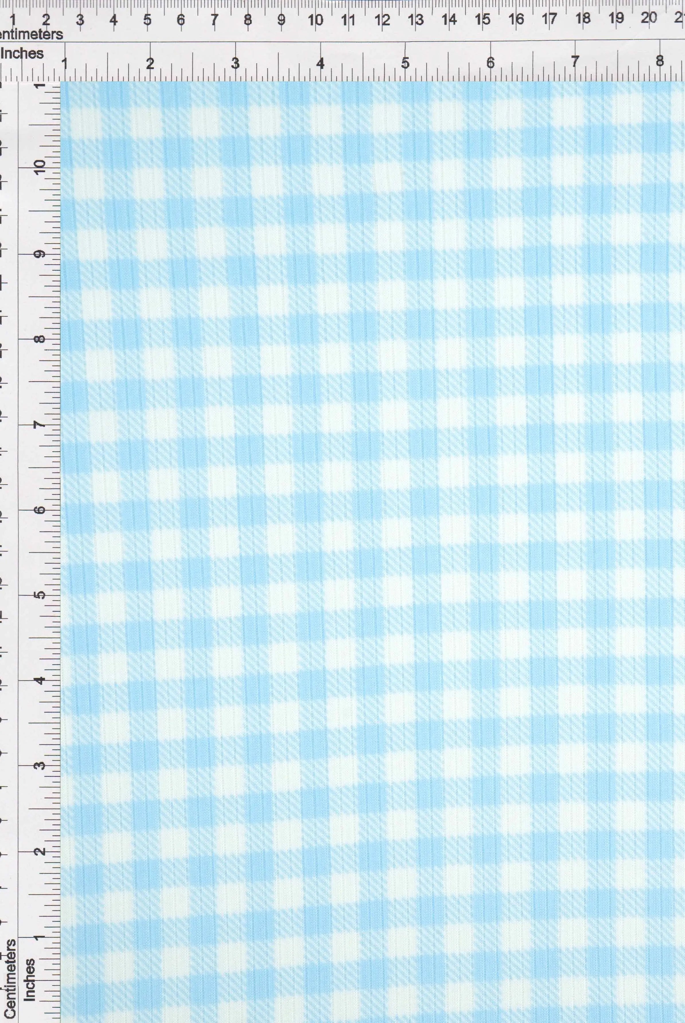 KNT3422-DU918 BLUE LT. BIKER SHORTS BODYSUIT BOTTOMS CAMI DRESS GINGHAM KNIT PANTS POLYESTER PRINT RIBBED 4X2 SKIRTS SPANDEX STRETCH SWEATER TOPS
