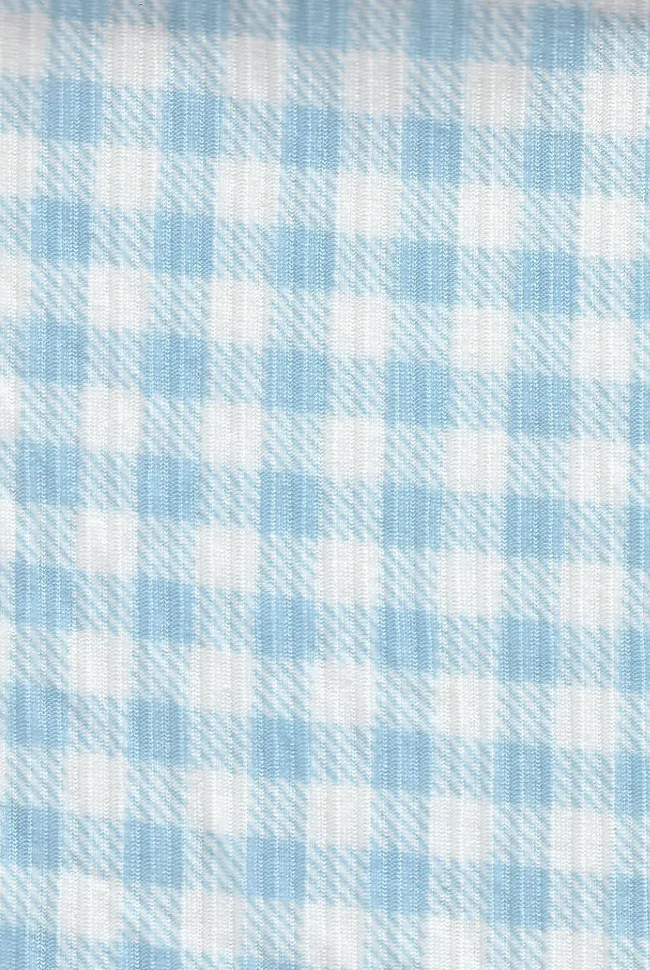 KNT3422-DU918 BLUE LT. BIKER SHORTS BODYSUIT BOTTOMS CAMI DRESS GINGHAM KNIT PANTS POLYESTER PRINT RIBBED 4X2 SKIRTS SPANDEX STRETCH SWEATER TOPS