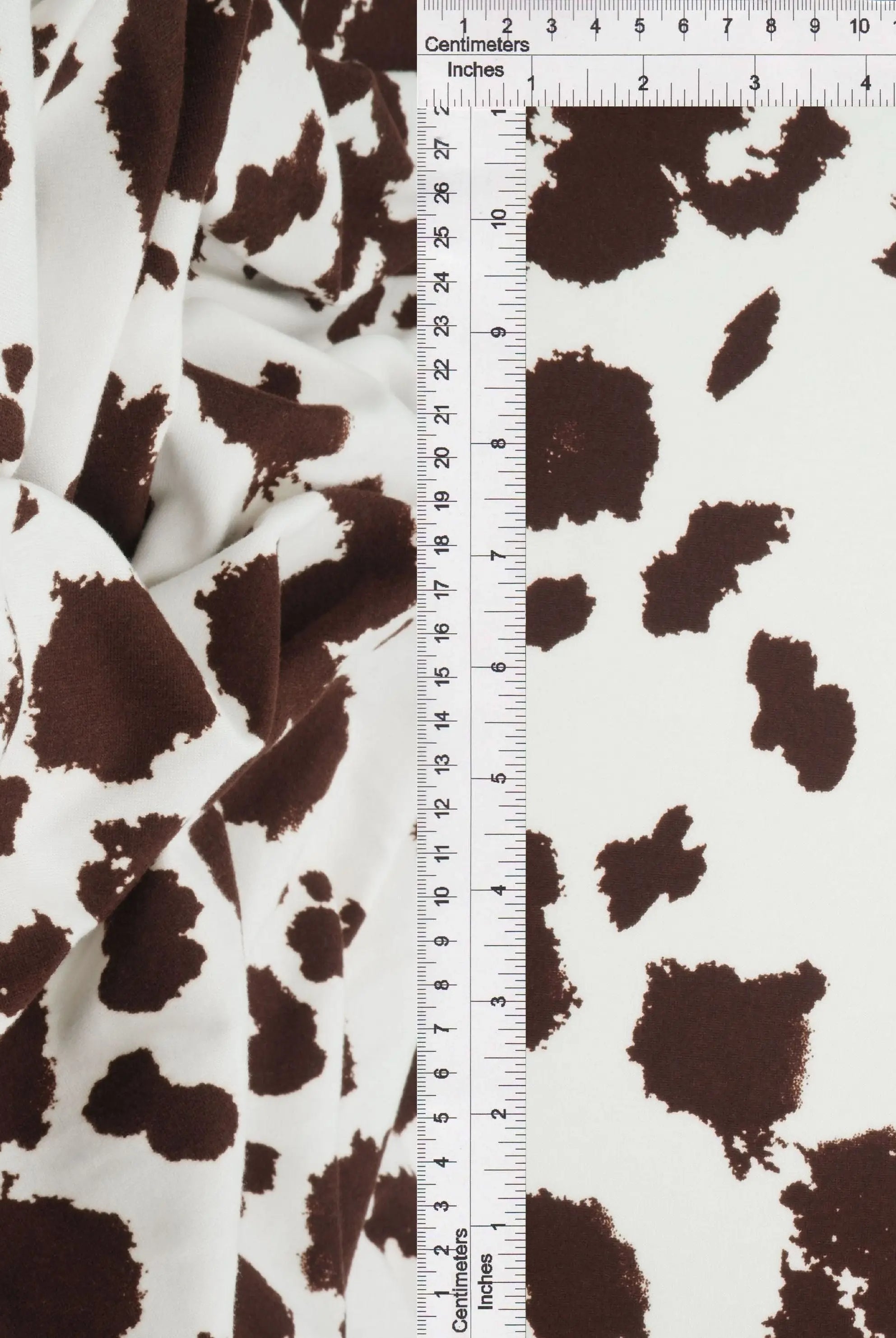 KNT4520-MS11098 IVORY/BROWN ACTIVEWEAR ANIMAL BIKER SHORTS BLACK BLOUSE BODYSUIT BOTTOMS BROWN CAMI COW DRESS IVORY KNIT PANTS POLYESTER PRINT SKIRTS SPANDEX STRETCH TOPS