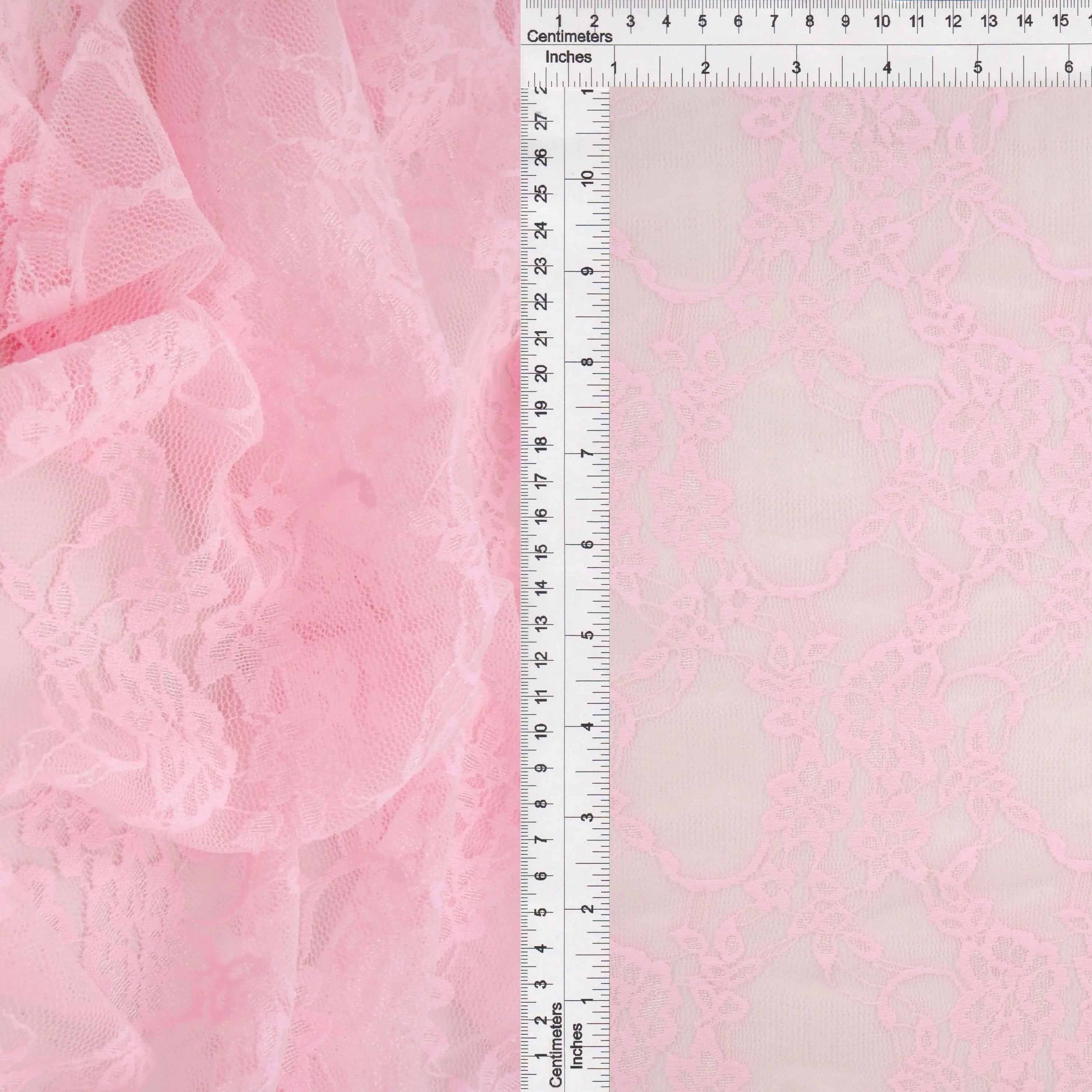 LACE-1483 PINK LT. BLOUSE BOTTOMS CAMI DRESS FLORAL LACE LOUNGEWEAR NYLON PINK ROSE SKIRTS SOLID SPANDEX TOPS