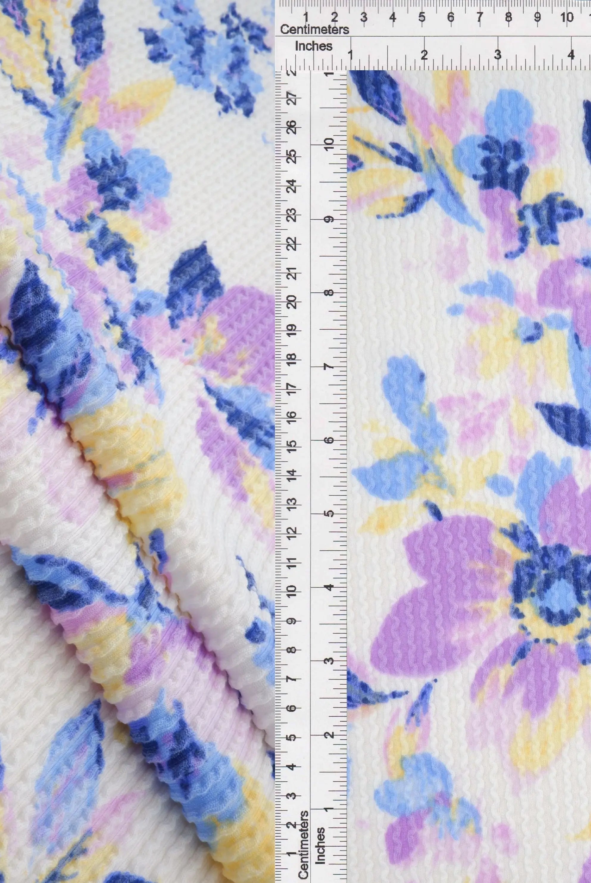 KNT4463-MS11312 IVORY ACTIVEWEAR BOTTOMS DOUBLE KNIT DRESS FLORAL JACQUARD PANTS POLYESTER RAYON RIB SKIRTS SOLID SPANDEX STRETCH TOPS URBAN