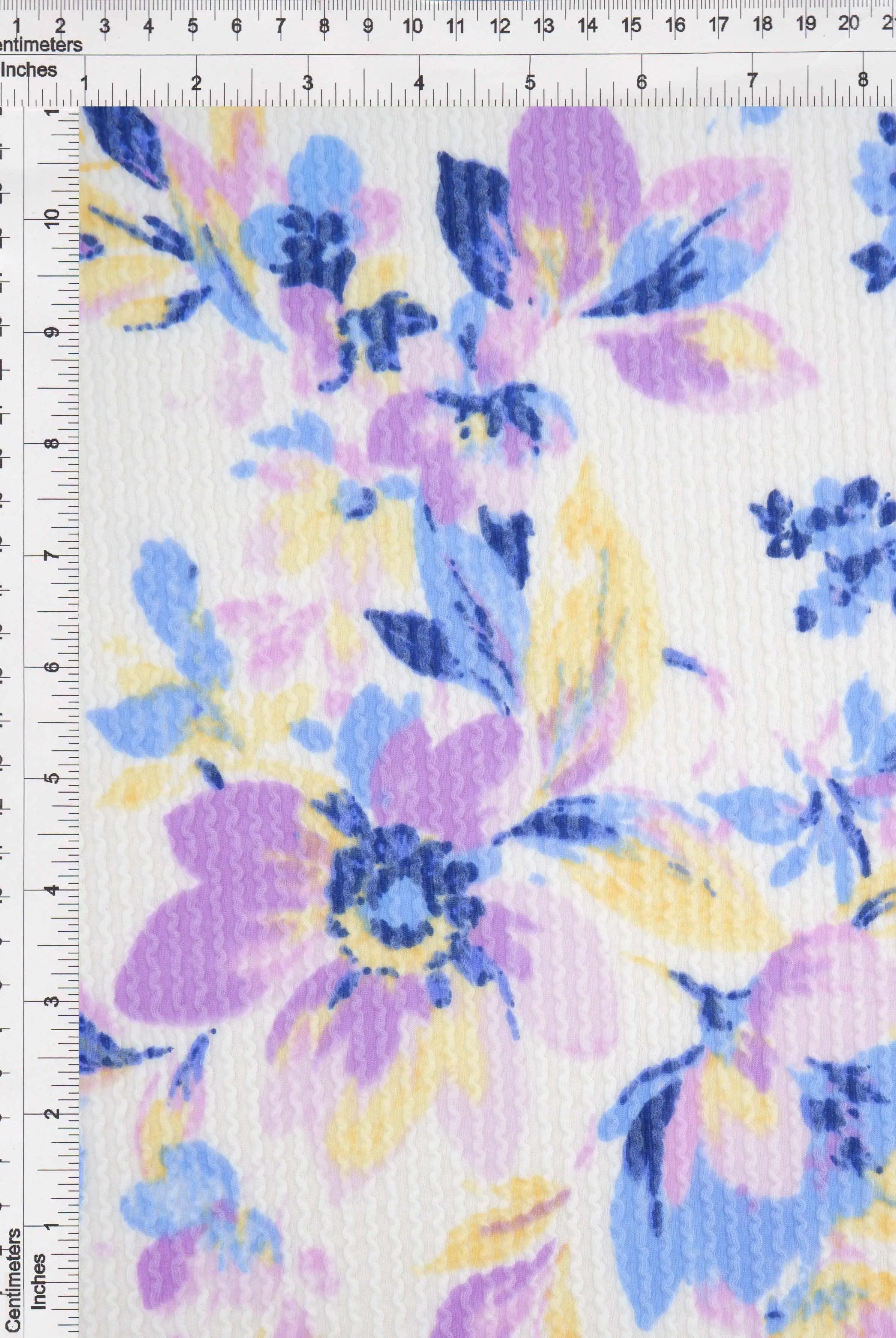 KNT4463-MS11312 IVORY ACTIVEWEAR BOTTOMS DOUBLE KNIT DRESS FLORAL JACQUARD PANTS POLYESTER RAYON RIB SKIRTS SOLID SPANDEX STRETCH TOPS URBAN