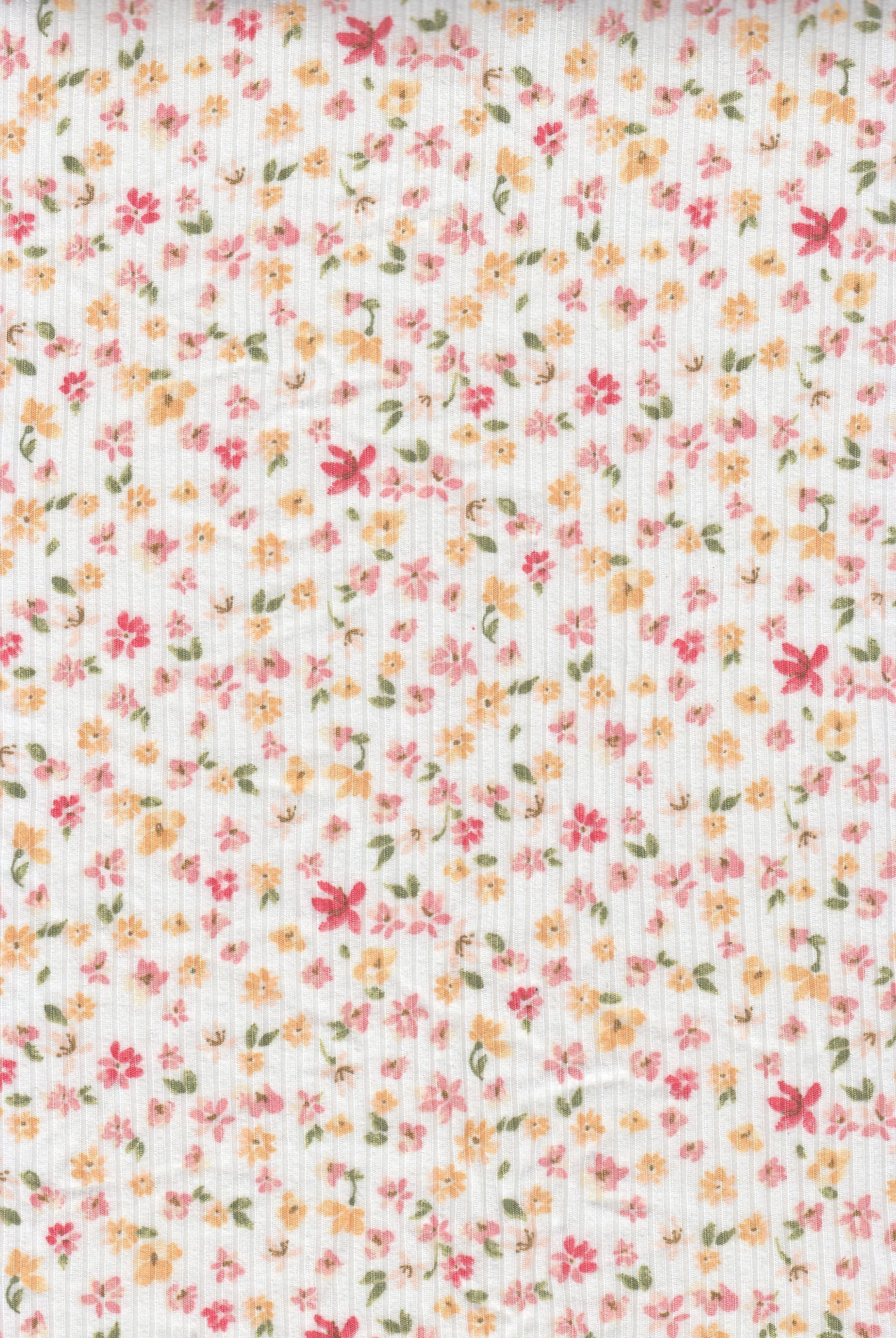 KNT3422-MS11359 YELLOW BUTTER BIKER SHORTS BLOUSE BODYSUIT BOTTOMS DITSY DRESS FLORAL KNIT PANTS POLYESTER PRINT RIB 4X2 SKIRTS SPANDEX STRETCH TOPS YUMMY