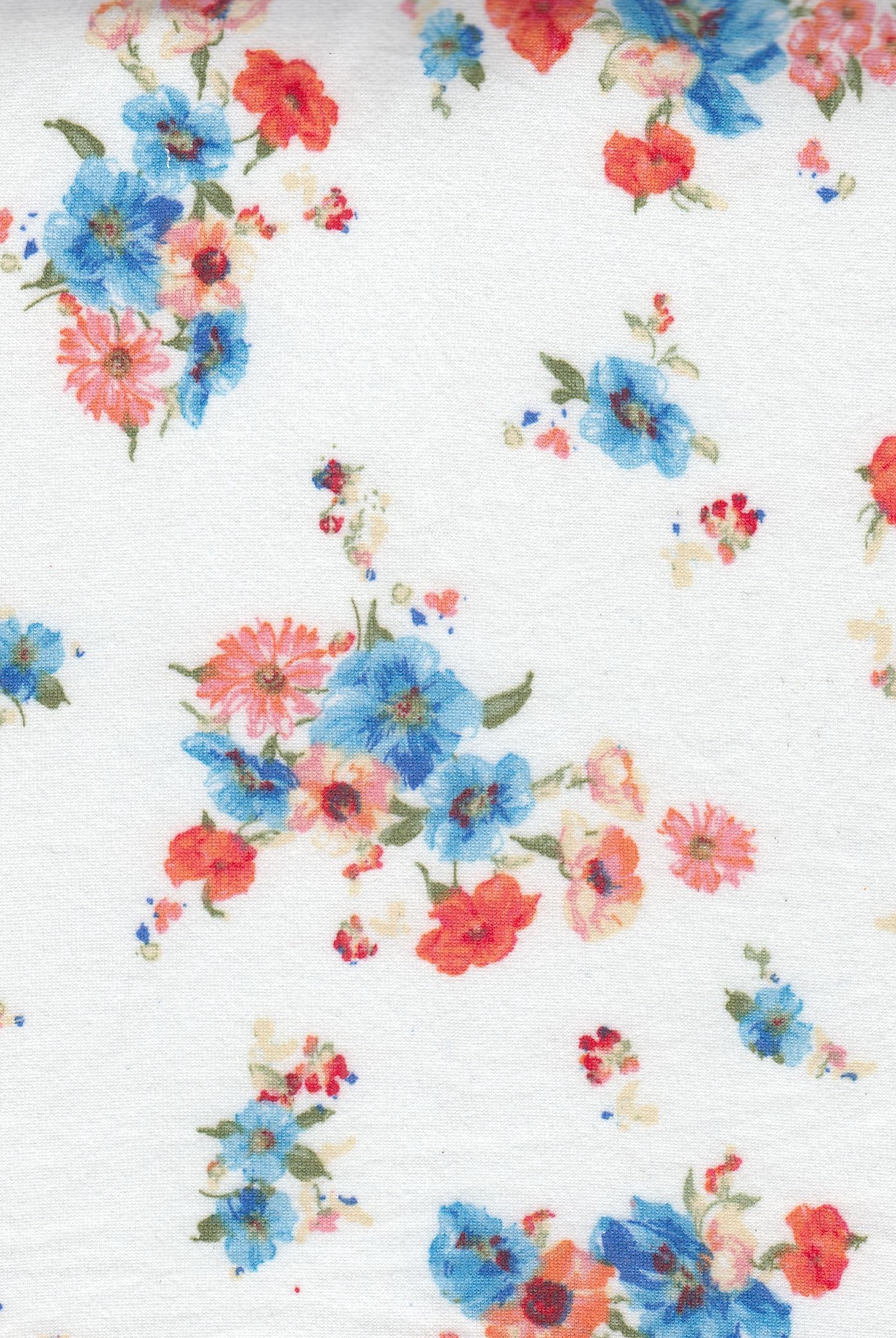 DTY Brushed Ditsy Print Knit Fabric KNT4520-MS10209 - Fabric Selection WS