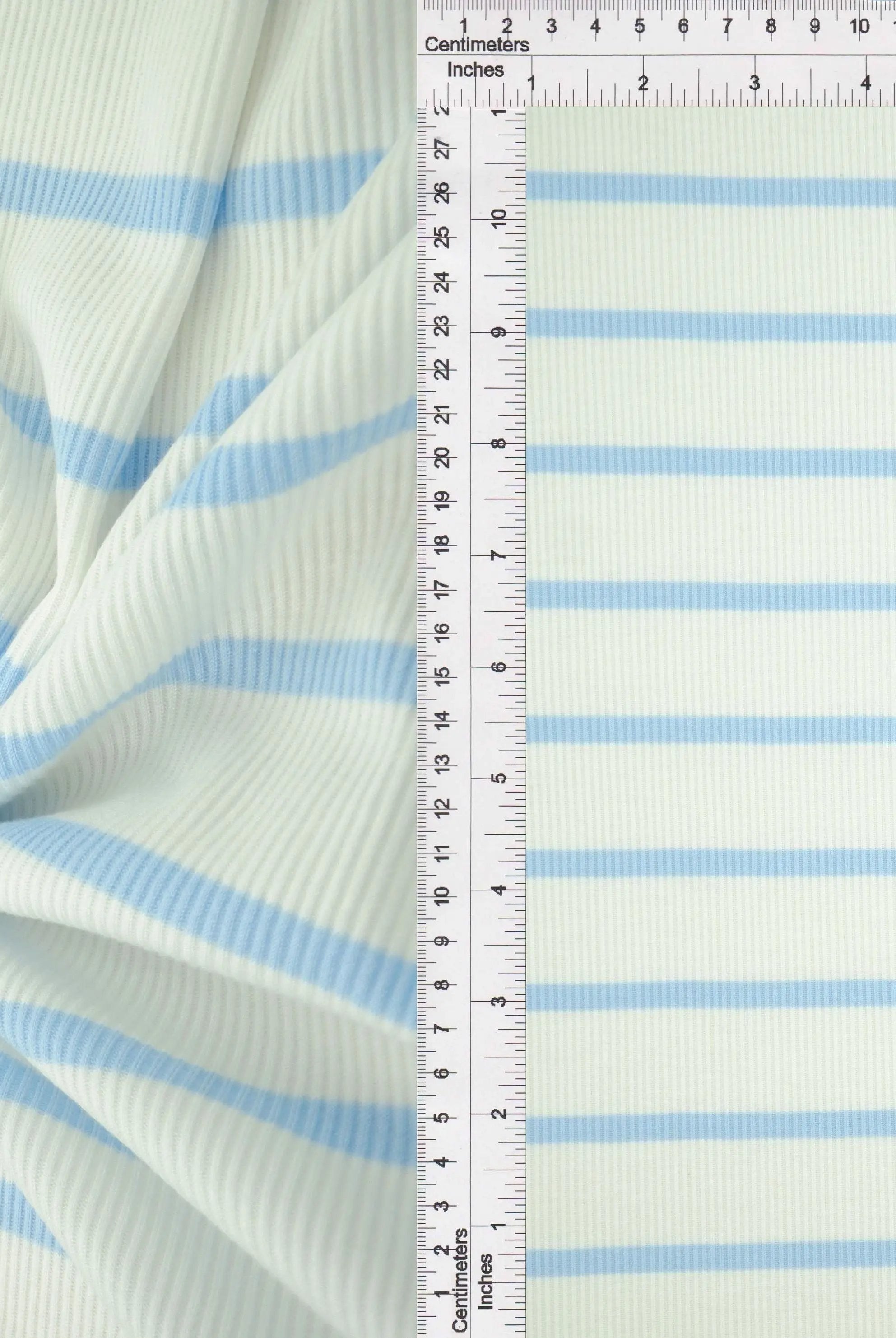 KNT4641 IVORY/BLUE LT. KNIT