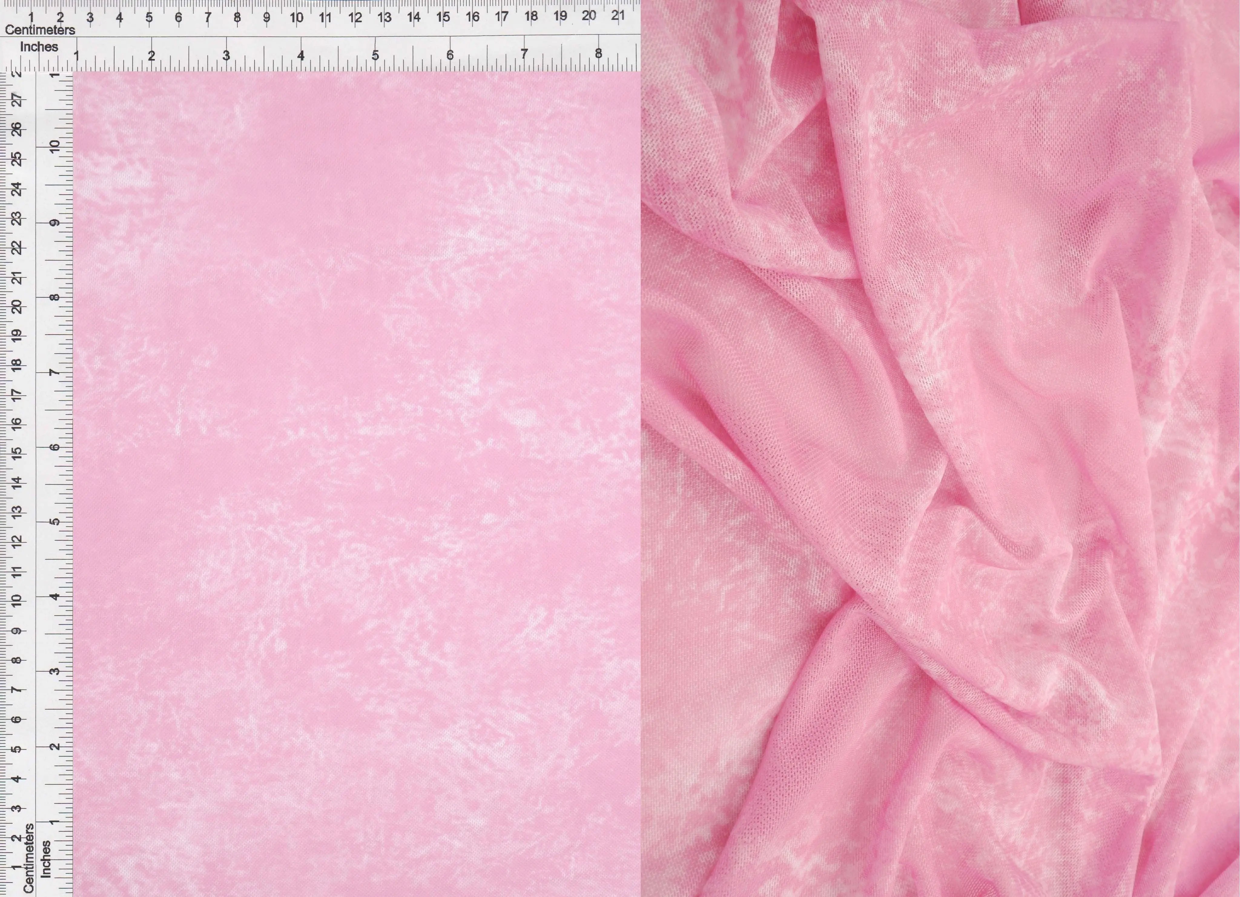 MESH-MS11514D PINK KNIT MESH TEXTURE TIE-DYE