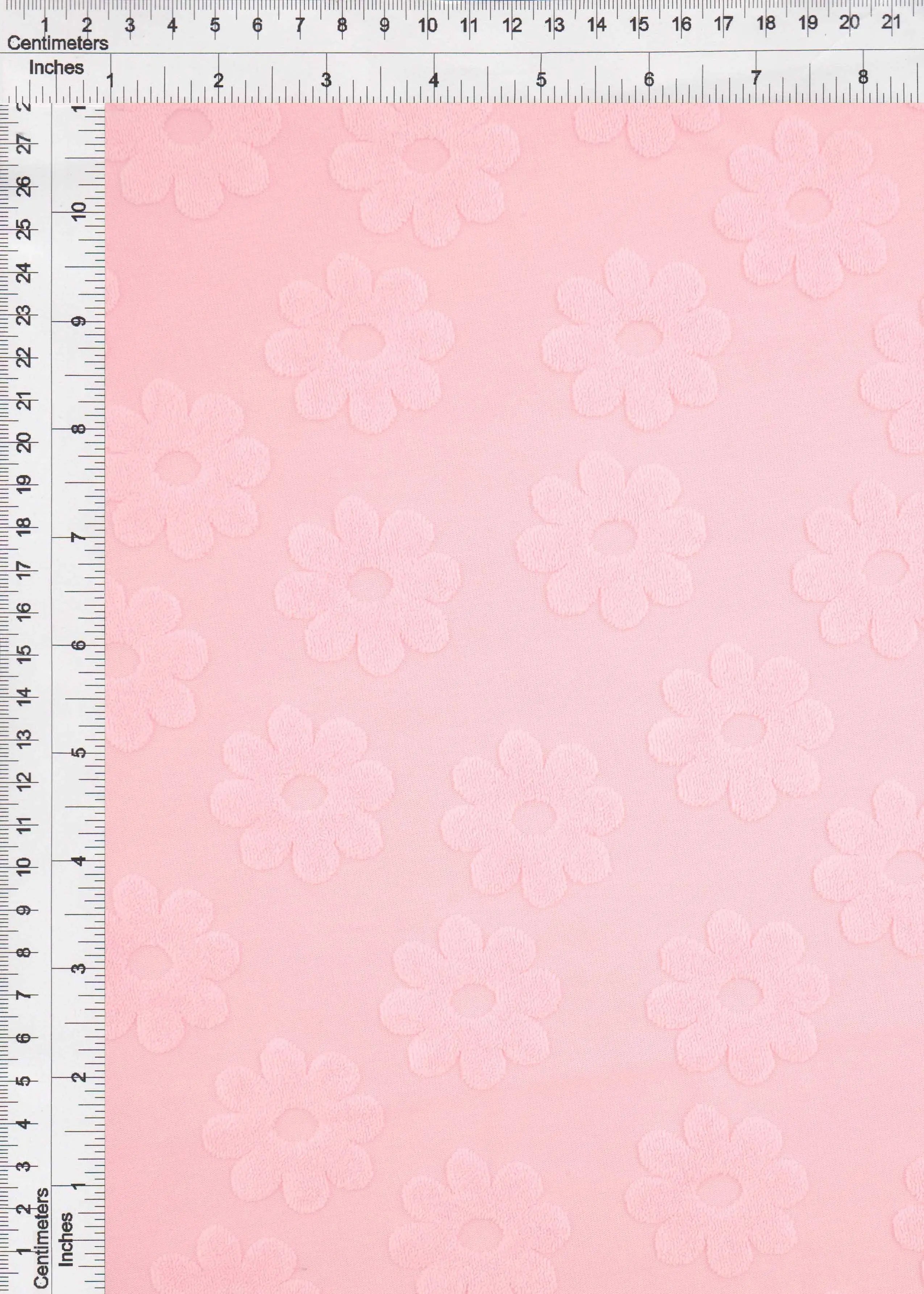 JACQ-4480 PINK NEW BOTTOMS DAISY FLOWER DRESS GEOMETRIC JACQUARD KNIT LIVERPOOL OUTERWEAR PANTS POLYESTER SKIRTS SOLID SPANDEX STRETCH SWEATER TOPS