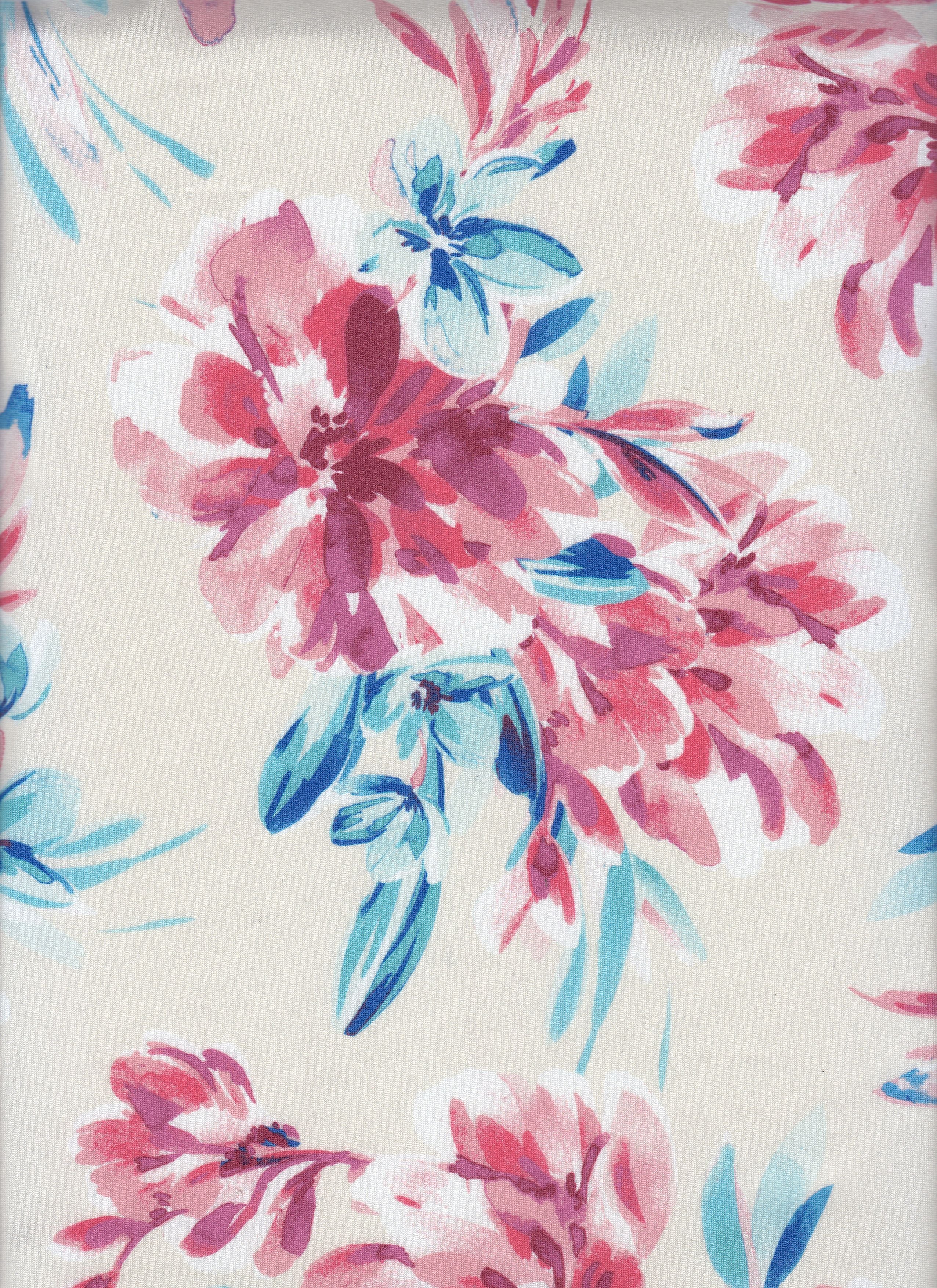 Floral Digital Print Stretch DTY Knit Fabric - KNT4498-MS11510 - Fabric Selection WS