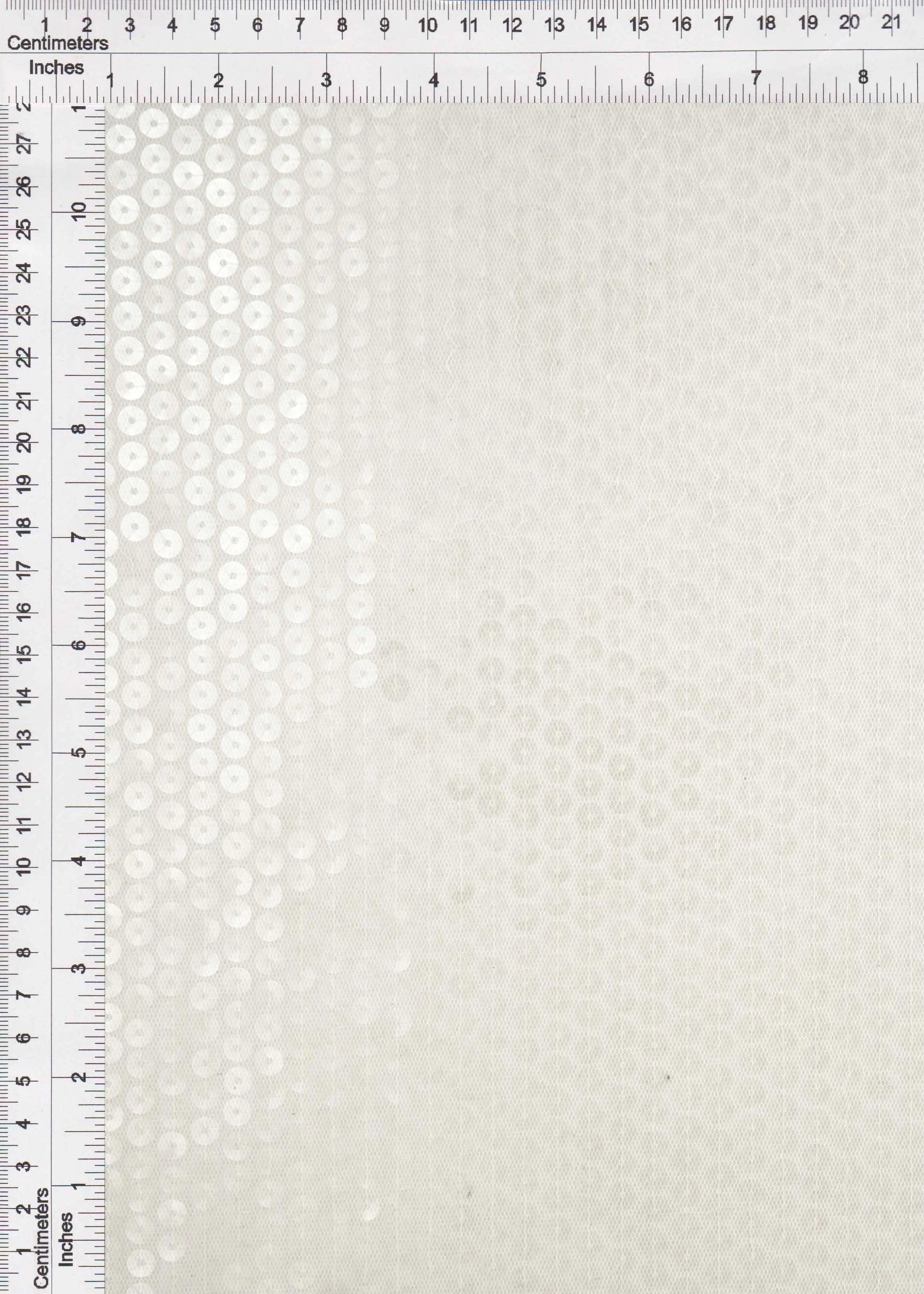MESH SQ EMBR 7 WHITE MESH