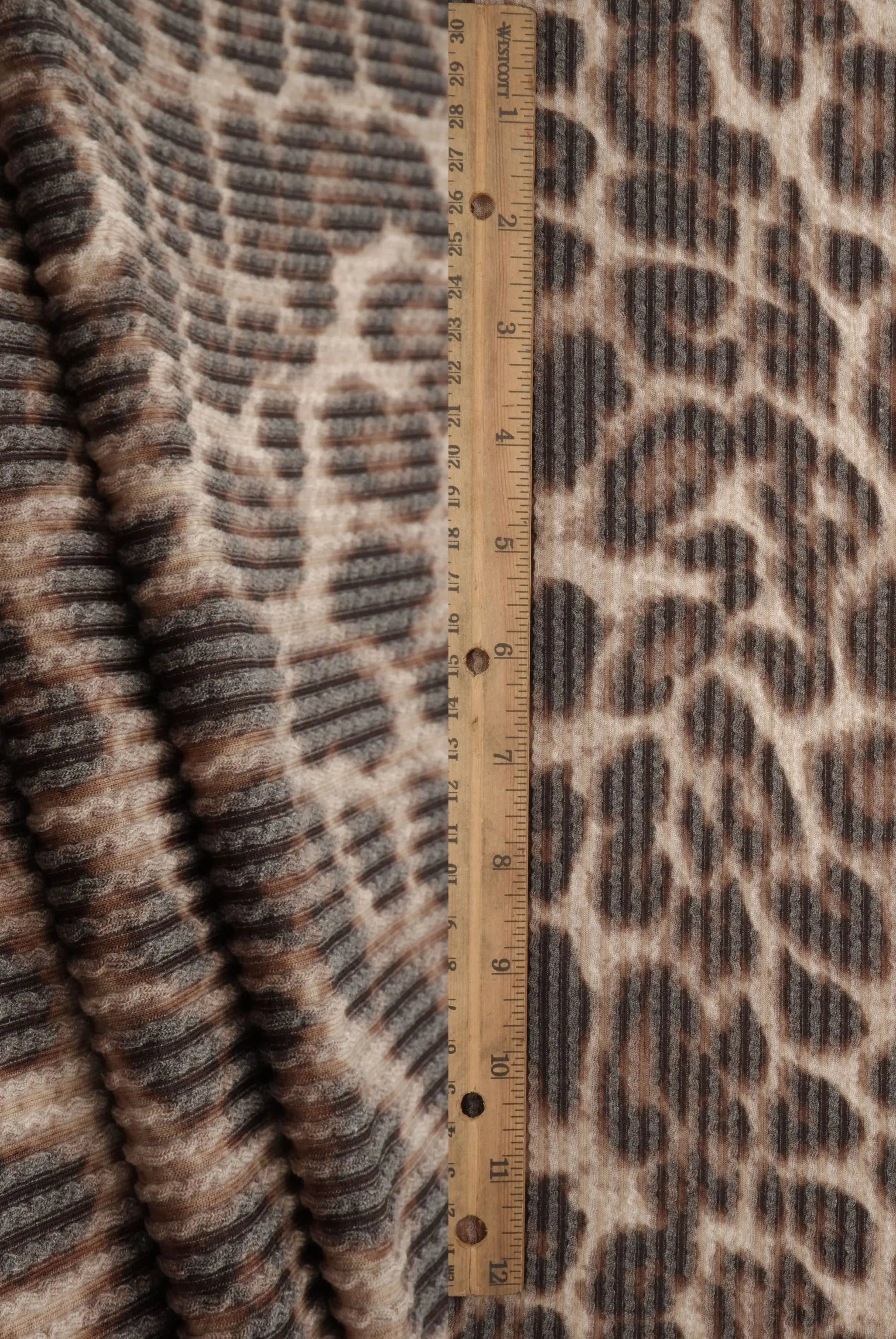 KNT4463-SE20352 TAUPE/BROWN KNIT