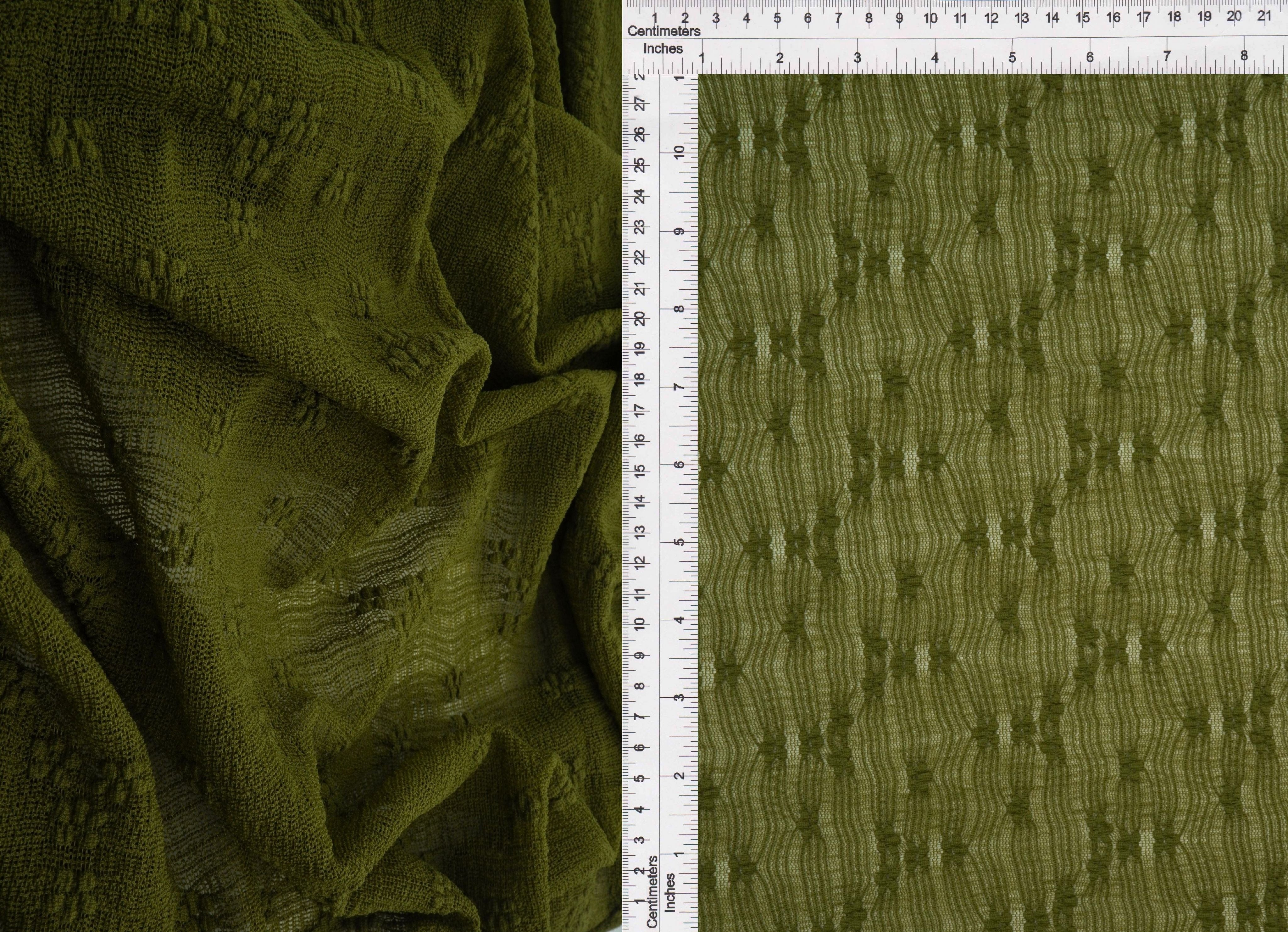 LACE4630 OLIVE BLOUSE DITSY DRESS KNIT LACE NYLON SKIRTS SOLID SPANDEX TOPS TUNICS