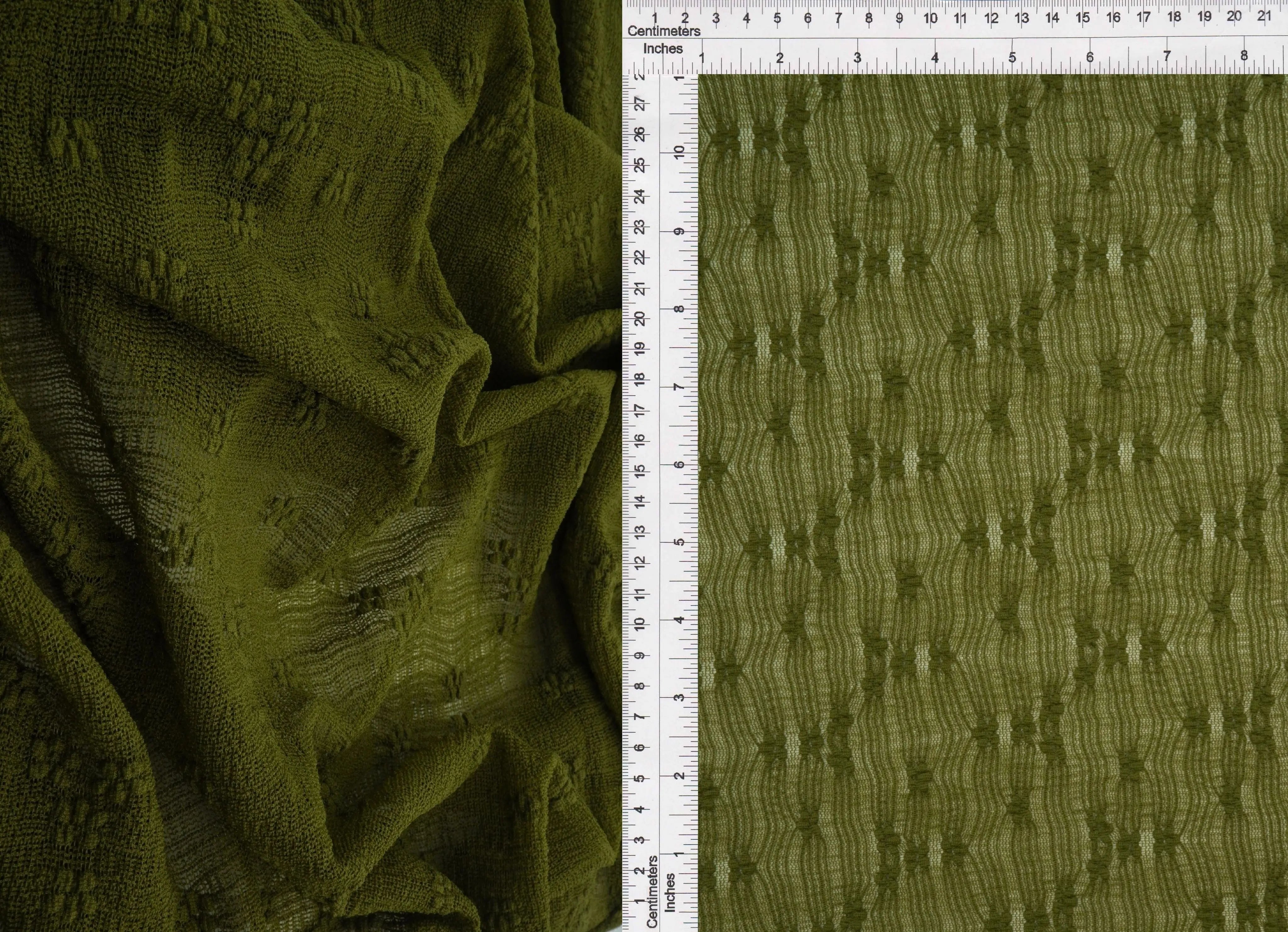 LACE4630 OLIVE BLOUSE DITSY DRESS KNIT LACE NYLON SKIRTS SOLID SPANDEX TOPS TUNICS