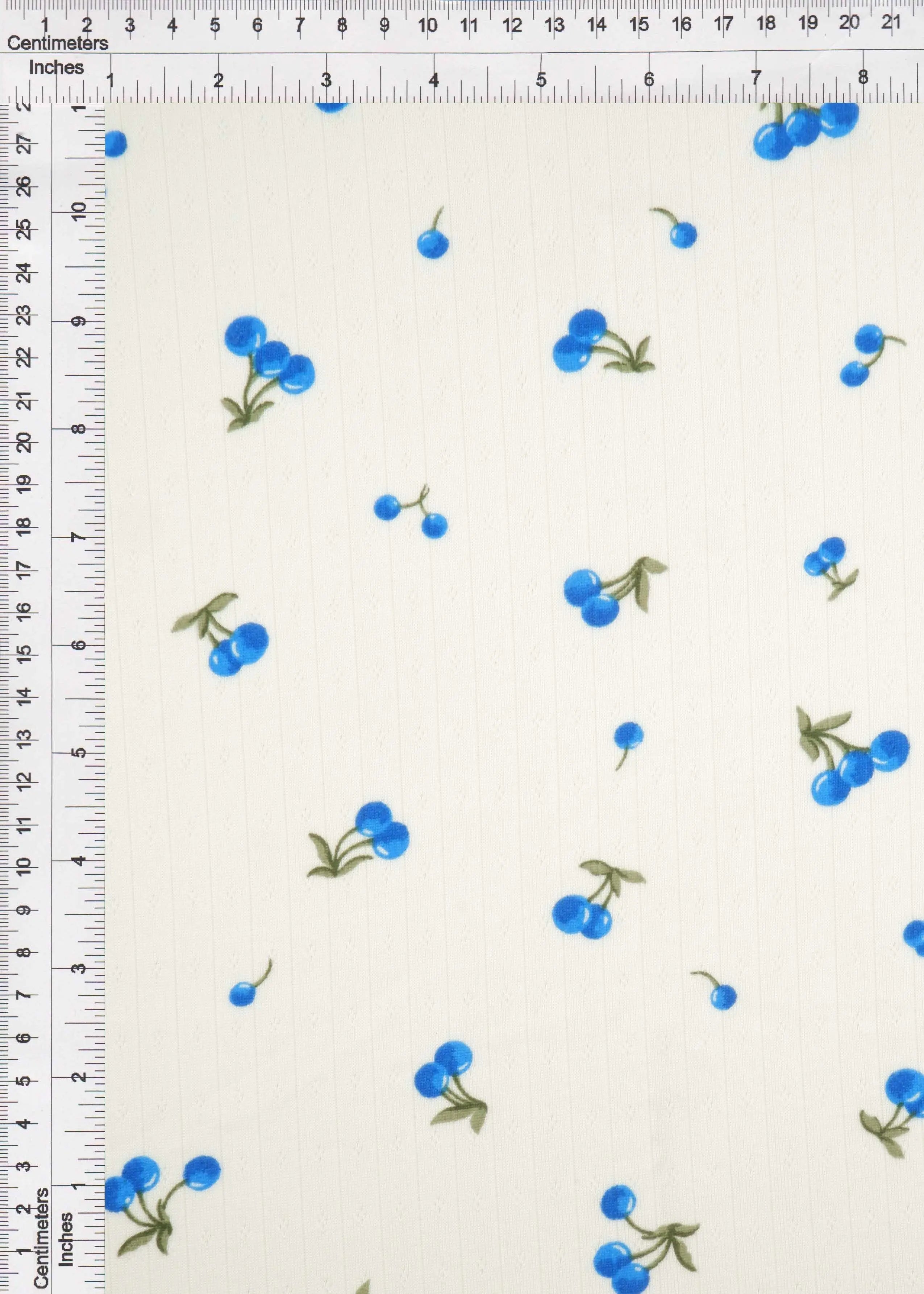KNT4622-M11374B IVORY/BLUE KNIT