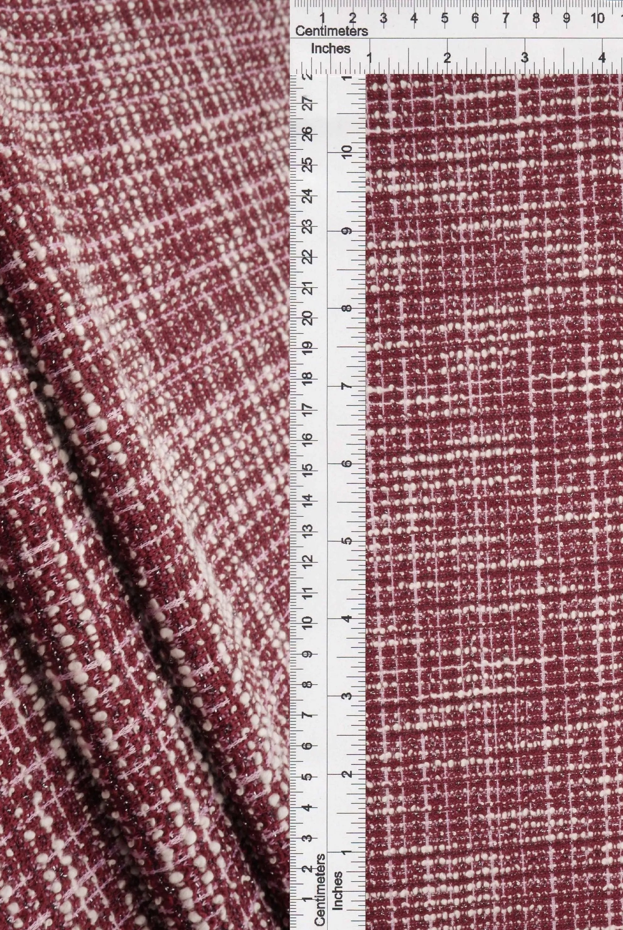 KNT4656 BURGUNDY KNIT