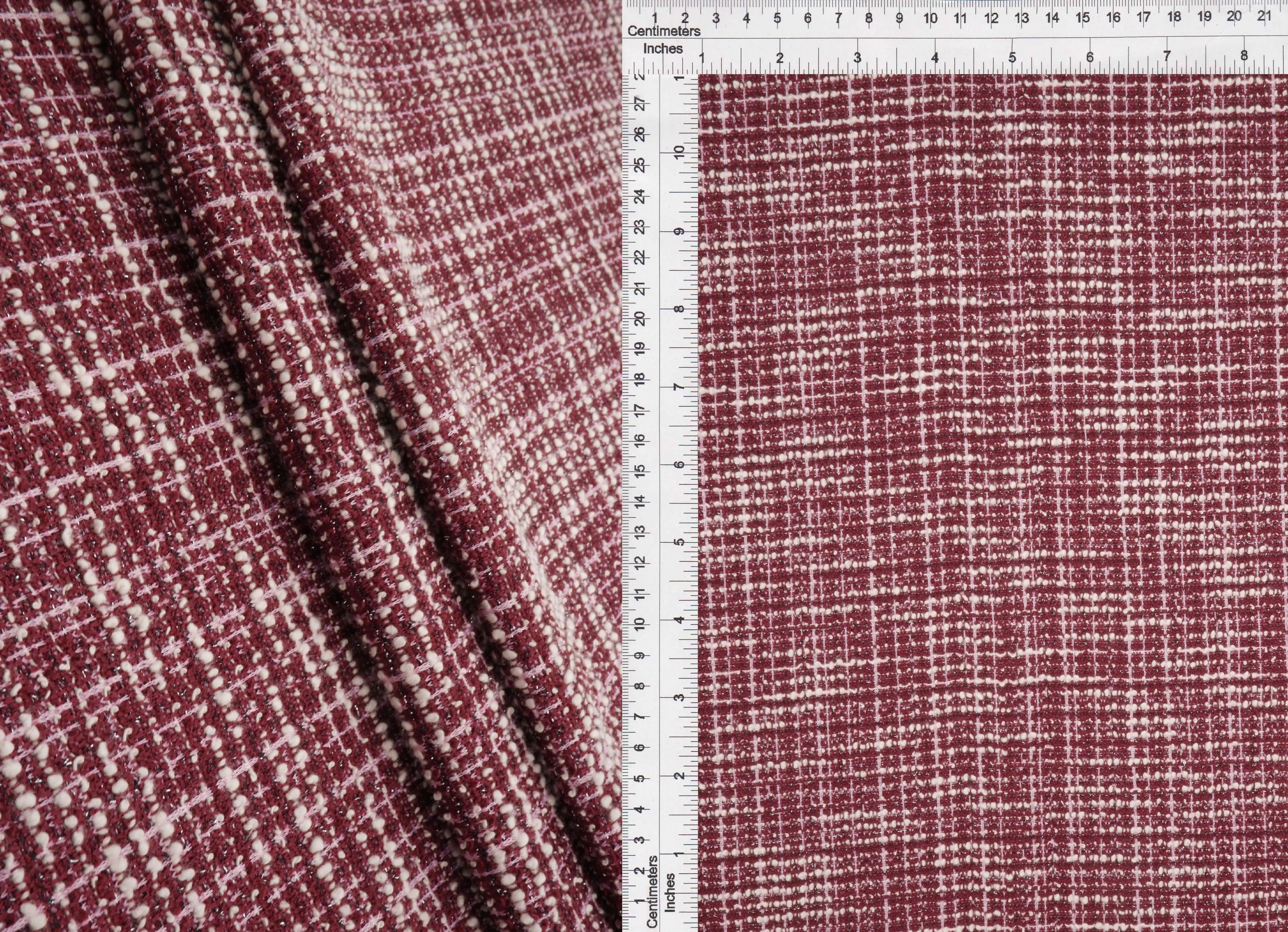 KNT4656 BURGUNDY KNIT