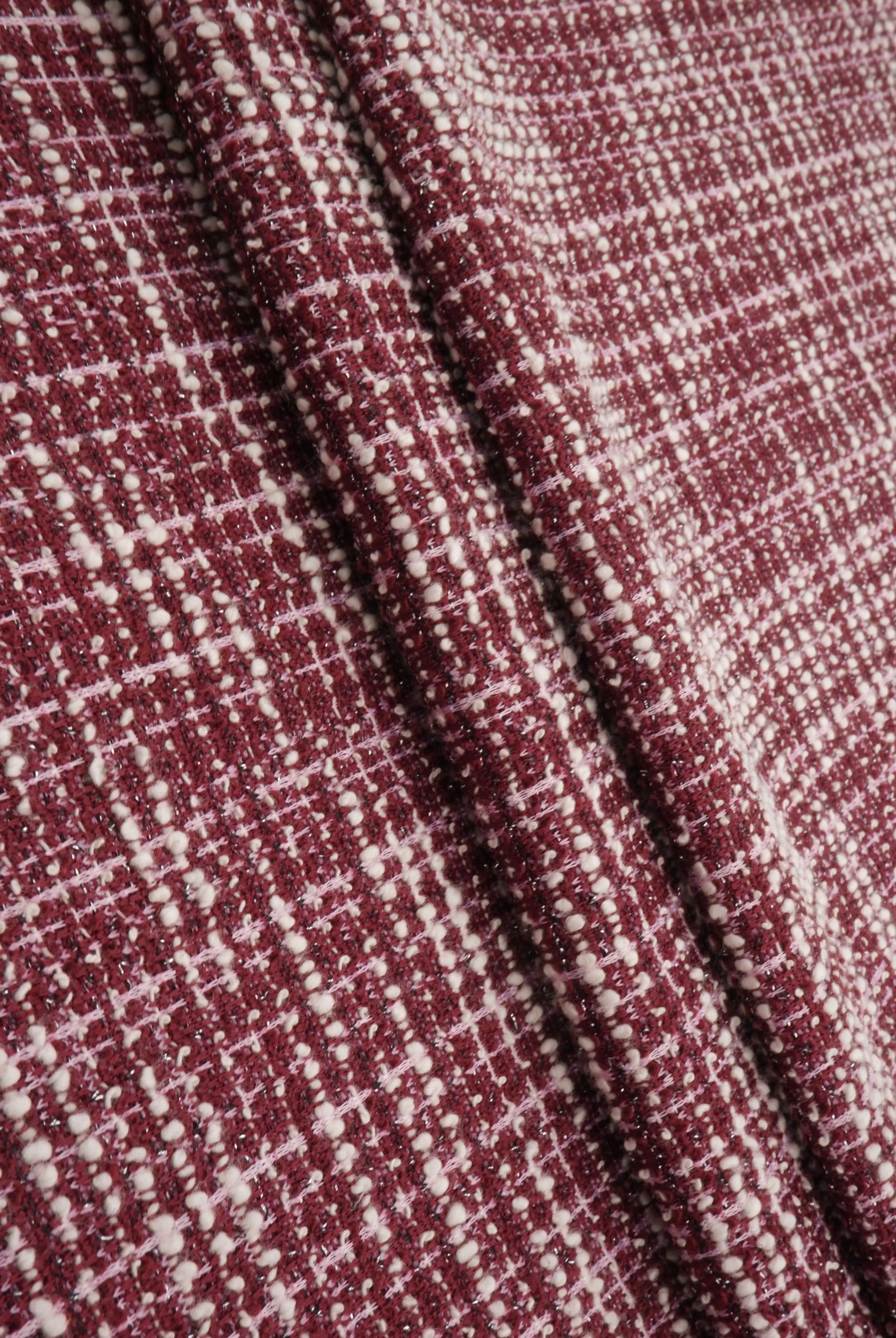 KNT4656 BURGUNDY KNIT