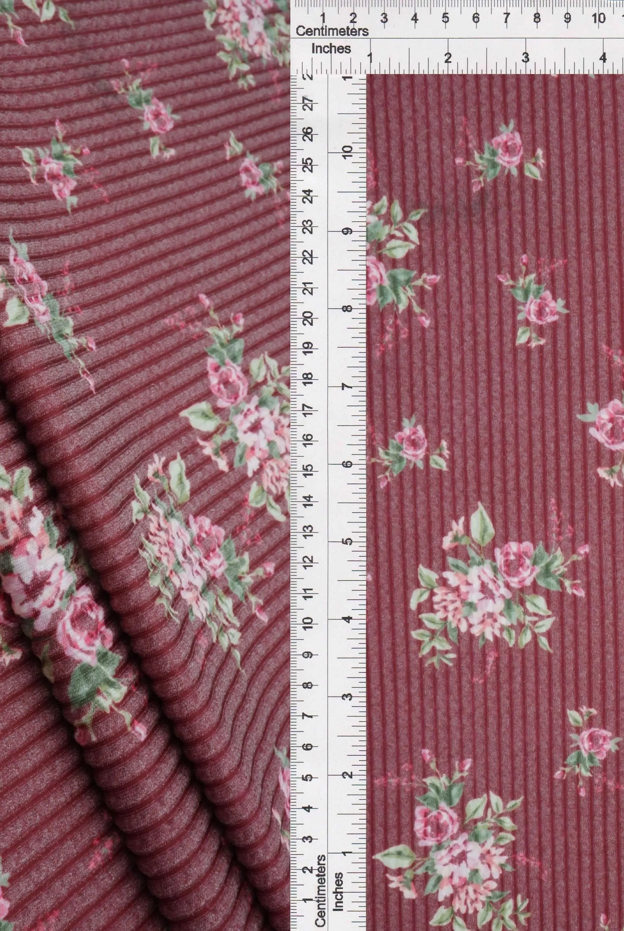 KNT4463-MS11547 BURGUNDY KNIT