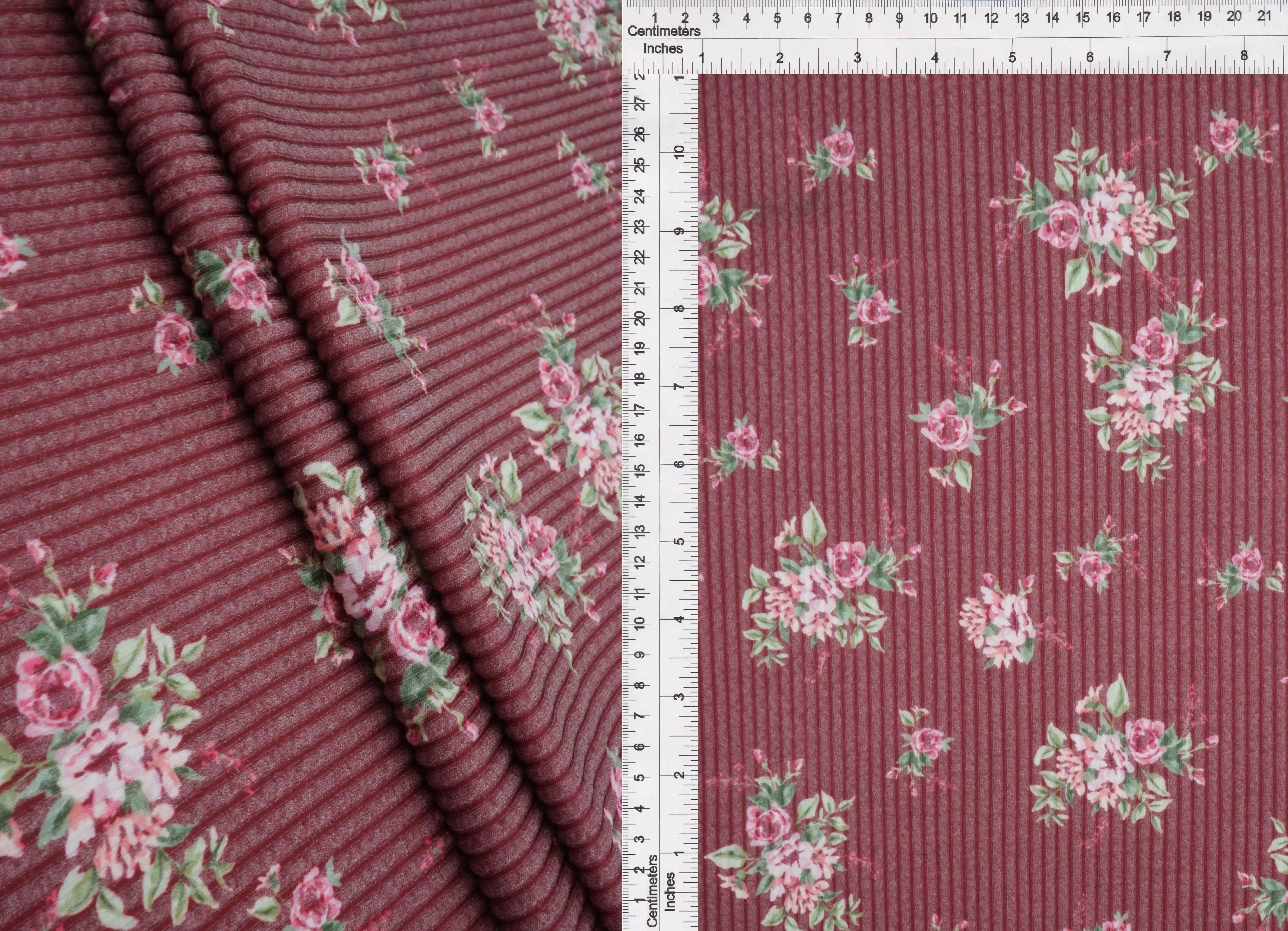 KNT4463-MS11547 BURGUNDY KNIT