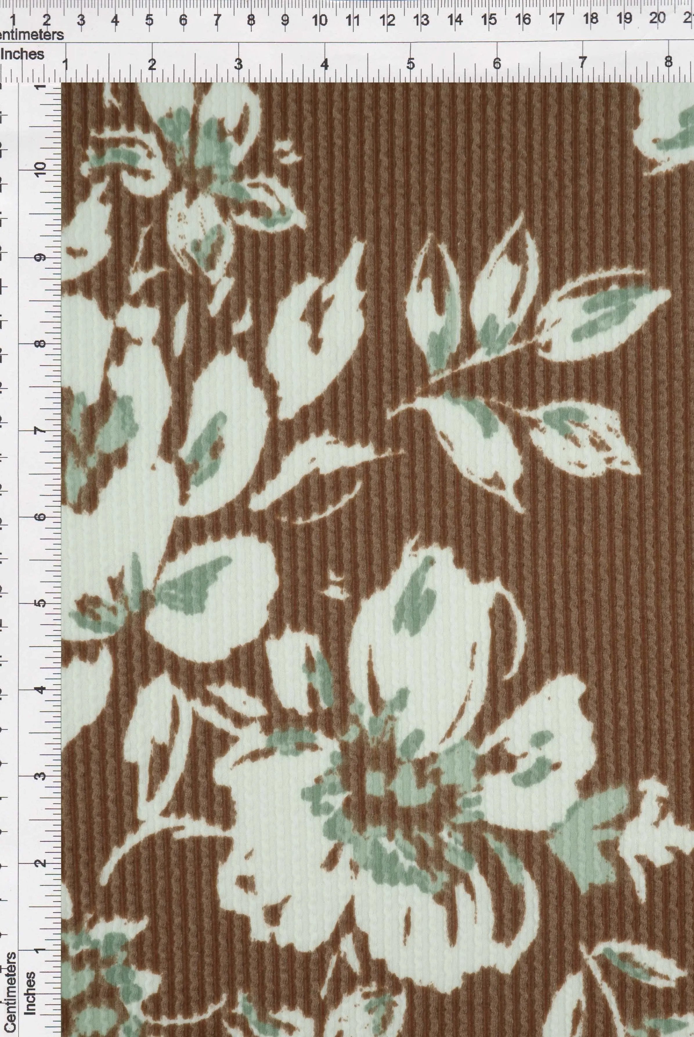 KNT4463-MS11520 BROWN KNIT