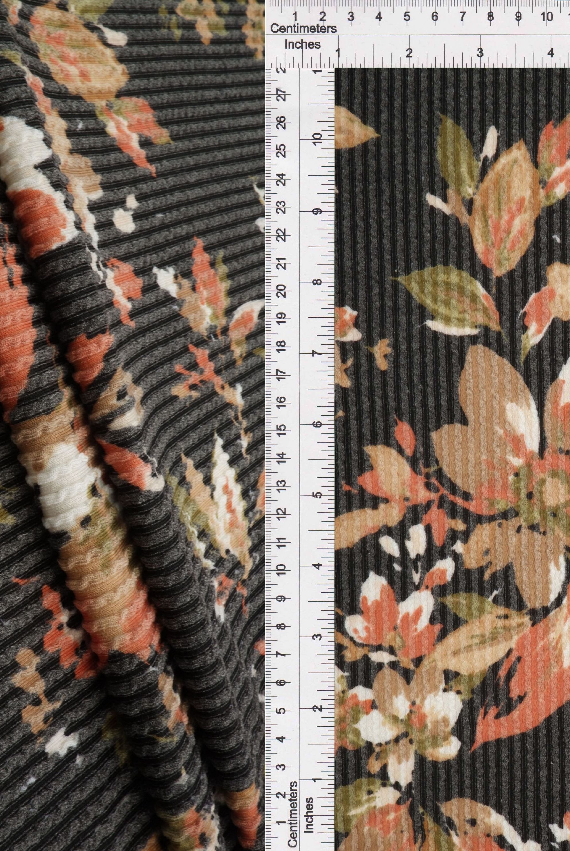 KNT4463-MS11312 BLACK ACTIVEWEAR BOTTOMS DOUBLE KNIT DRESS FLORAL JACQUARD PANTS POLYESTER RAYON RIB SKIRTS SOLID SPANDEX STRETCH TOPS URBAN