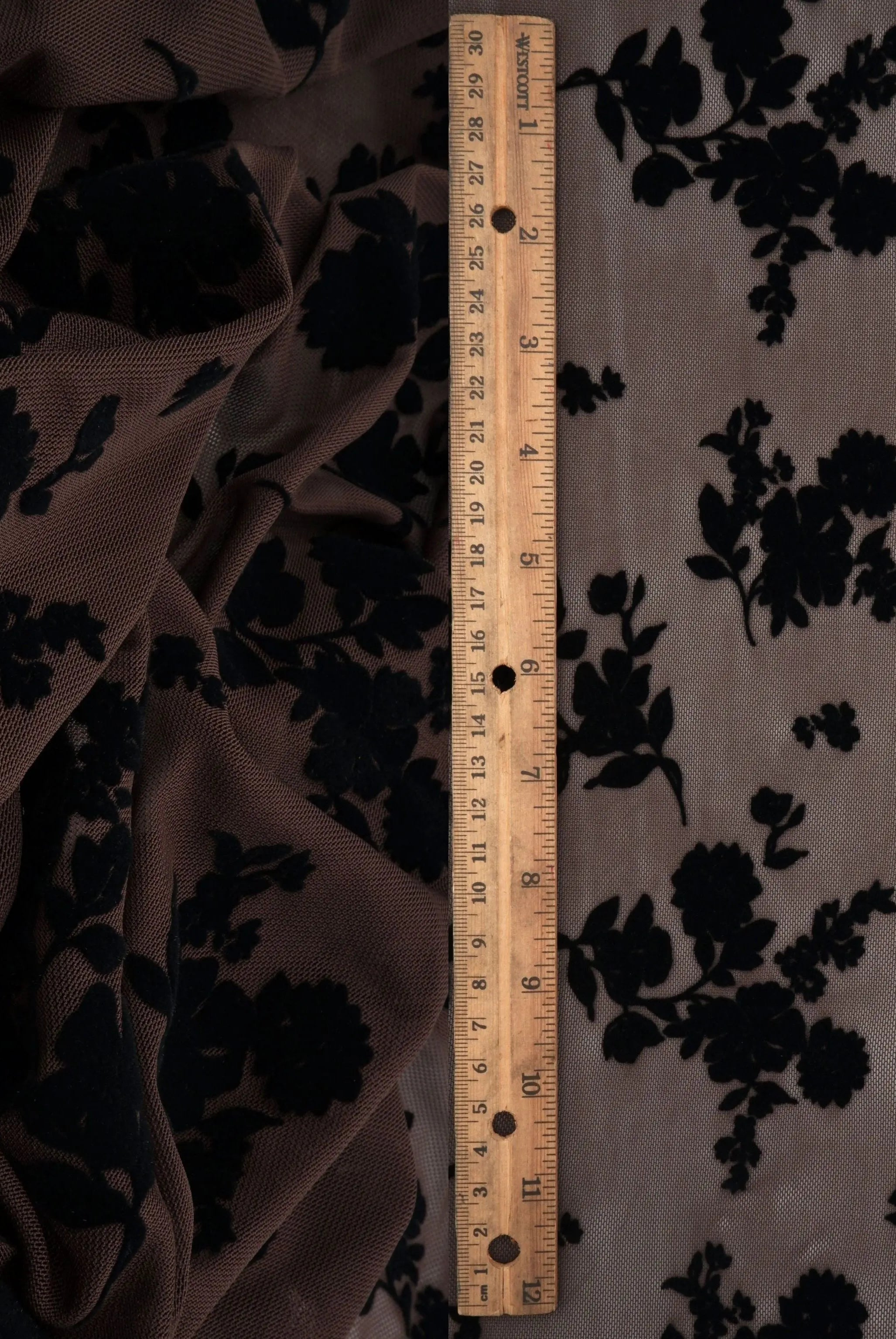 FLOCK-MS11575 BROWN MESH