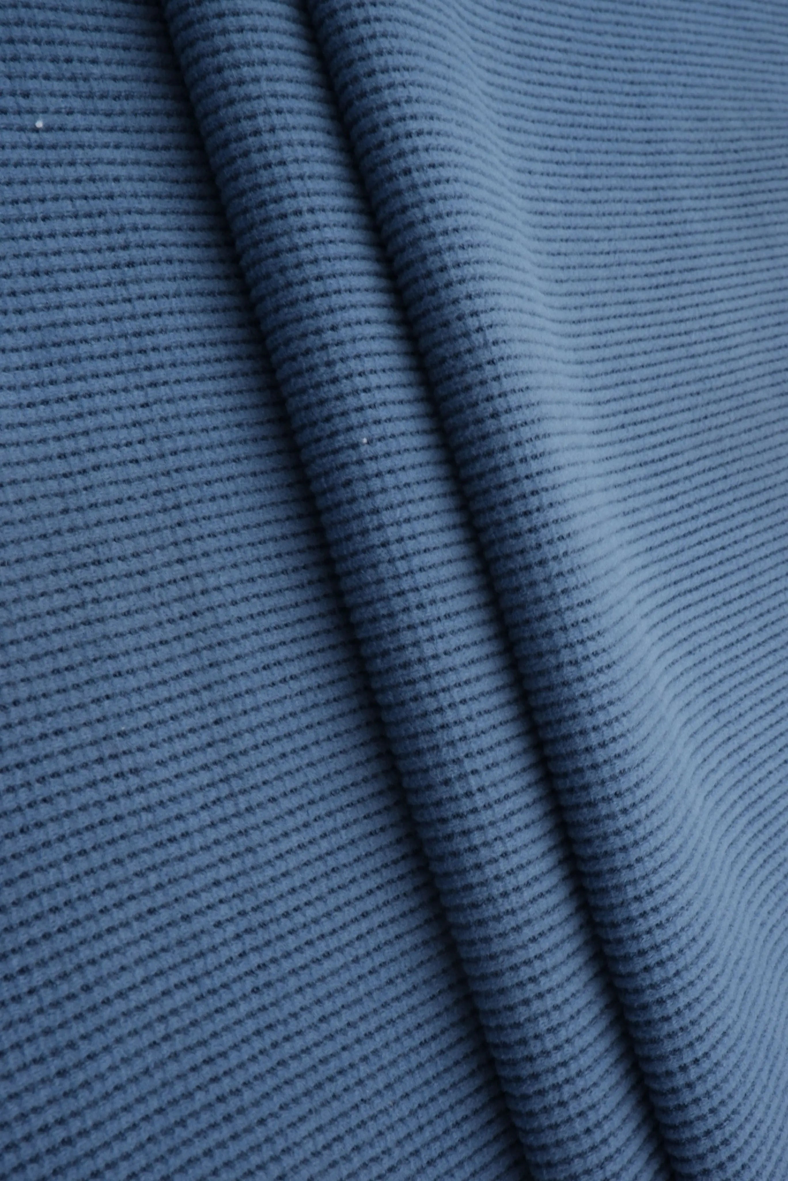 KNT4612 DENIM BLUE BOTTOMS KNIT NO-PRINT PANTS SKIRTS SOLID-B STRETCH SWEATER SWEATSHIRT TOPS TUNICS WAFFLE