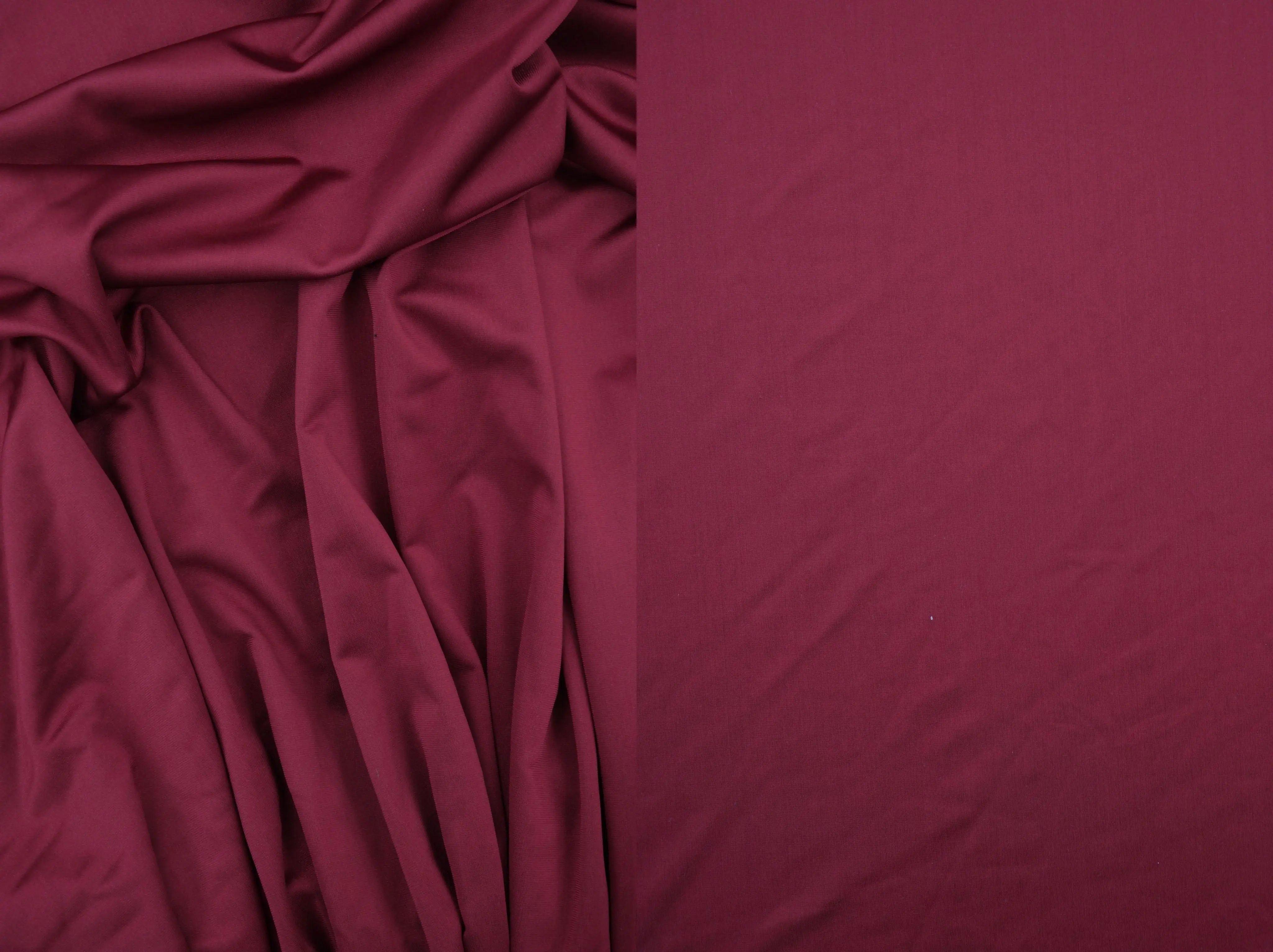 KNT4230 BURGUNDY ACTIVEWEAR BIKER SHORTS BODYSUIT BOTTOMS CAMI DRESS JERSEY KNIT LOUNGEWEAR NO-PRINT PANTS POLYESTER SHINY SKIRTS SOLID SPANDEX STRETCH SUBLIMATION TOPS TUNICS YOGA